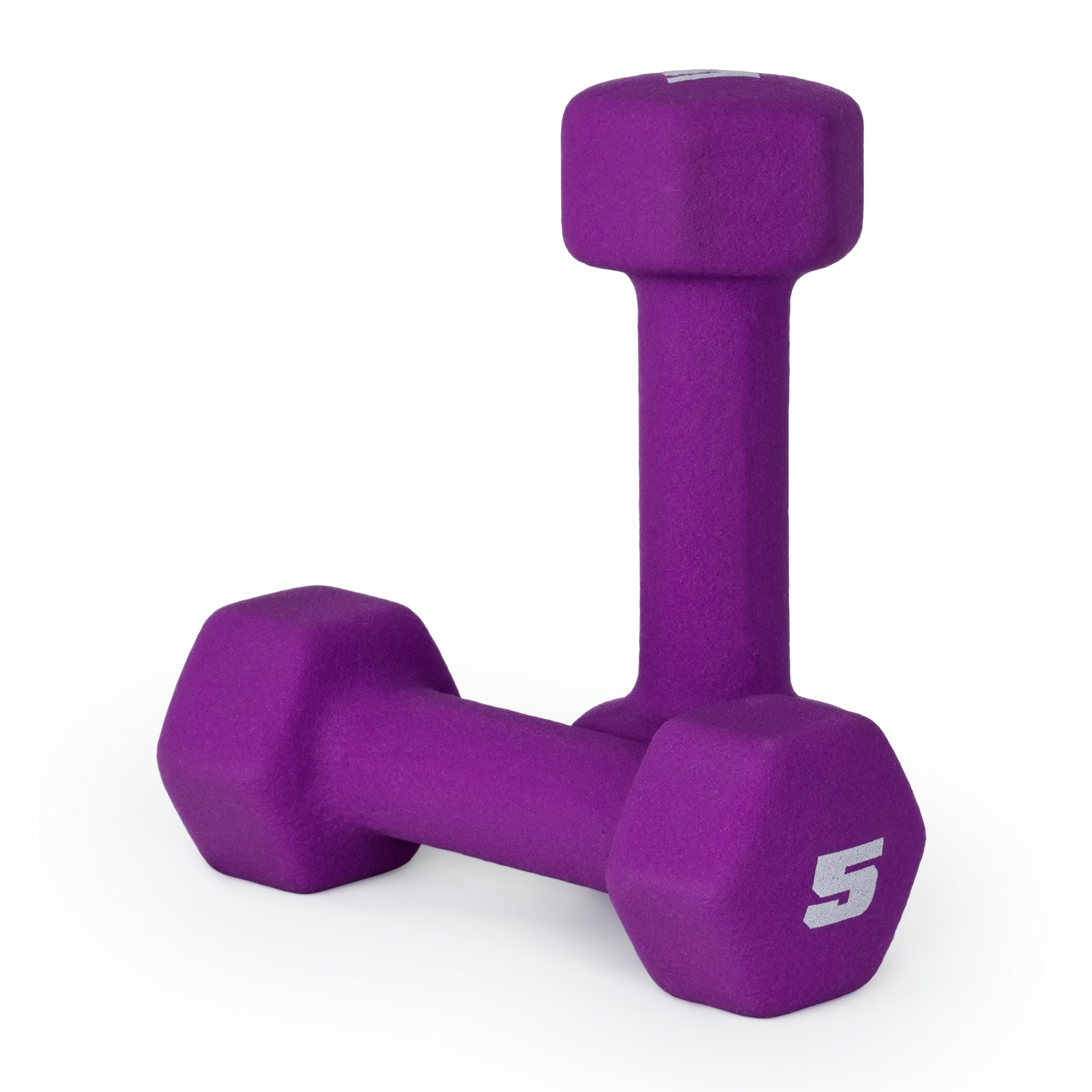 CAP Barbell Neoprene Dumbbell Weights - Pairs & Sets in Multiple Colors | Home Gym Equipment for Strength Training & Fitness Workouts