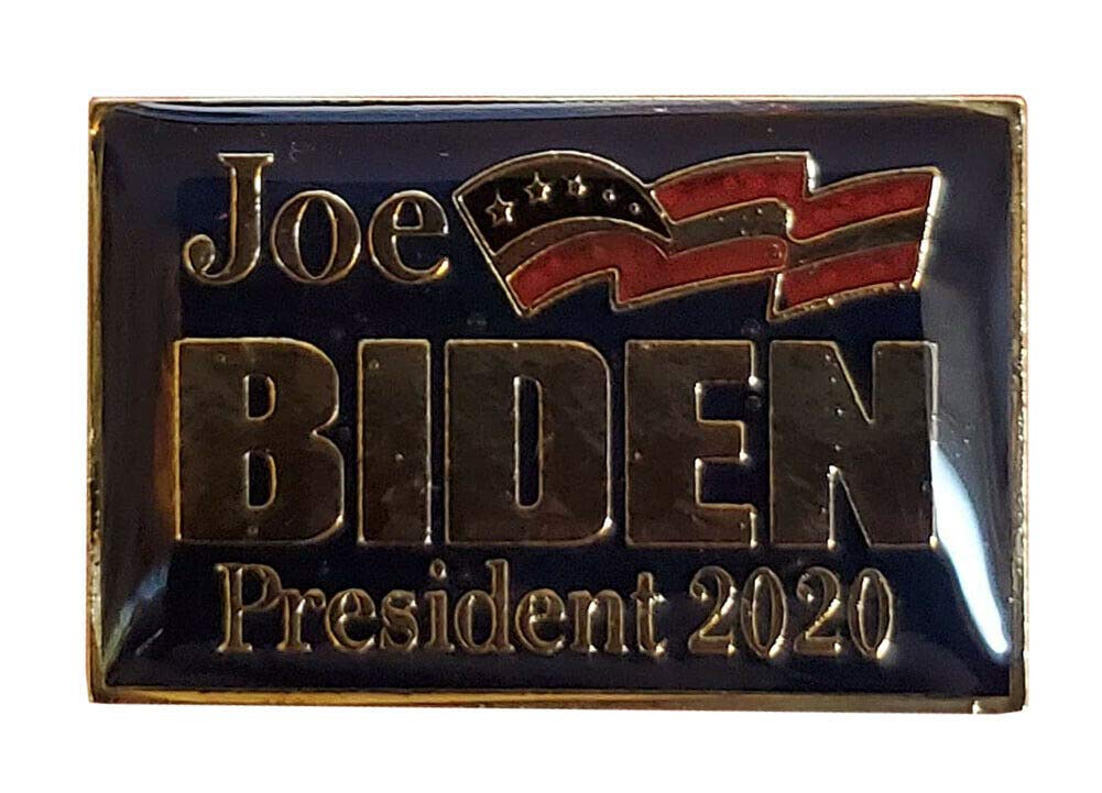 Wholesale Lot of 24 Joe Biden 2020 President Blue Hat Cap Lapel Pins - Political Campaign Merchandise for Supporters, Collectors & Events (sd-v-7271)