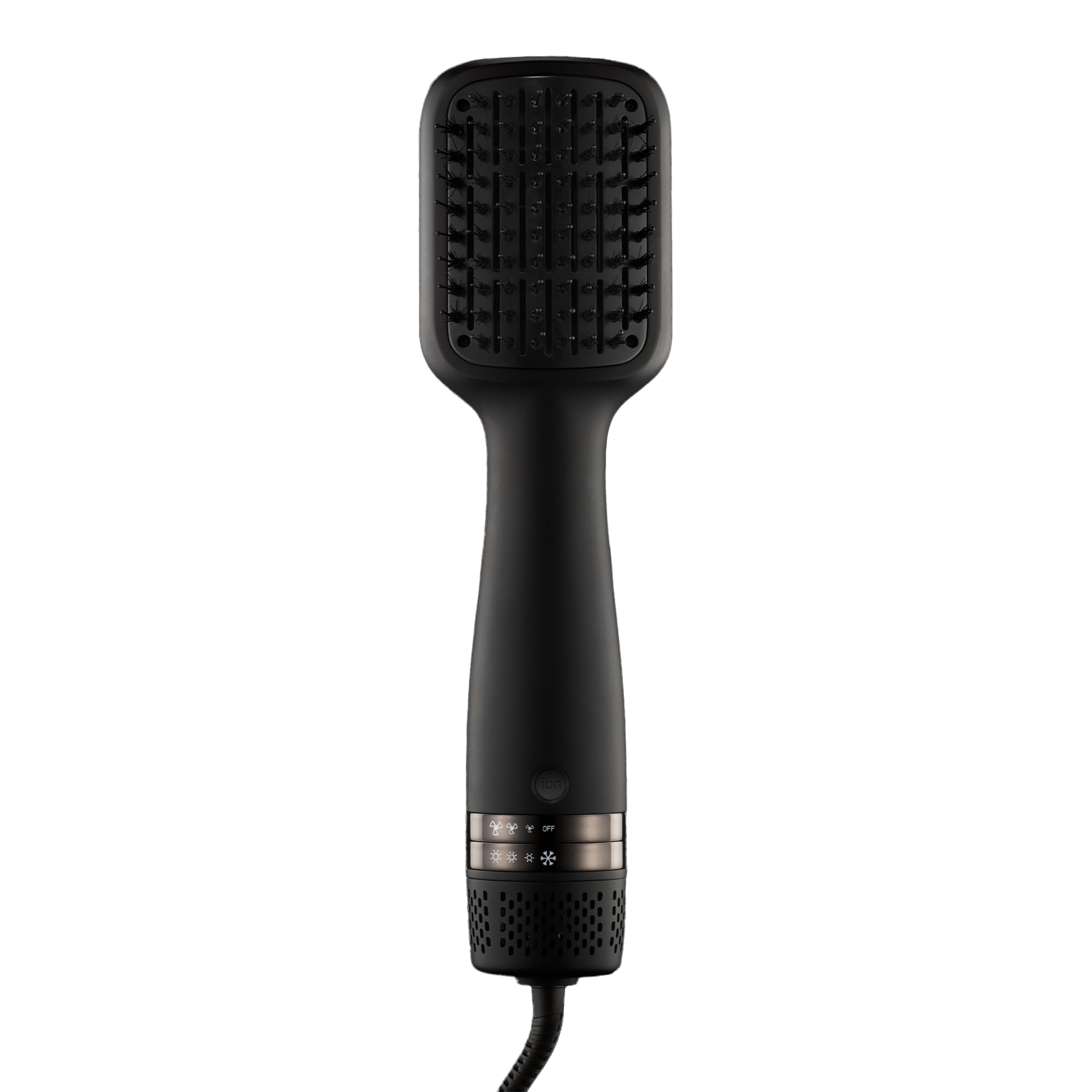 Kristin Ess Volumizing Blow Dryer Brush - Ionic Ceramic Hair Styler for Smooth Blowouts & Straightening | 3 Speed & 4 Heat Settings | Perfect for Home Salon Styling & Travel | Fast Drying with Flat Paddle Base