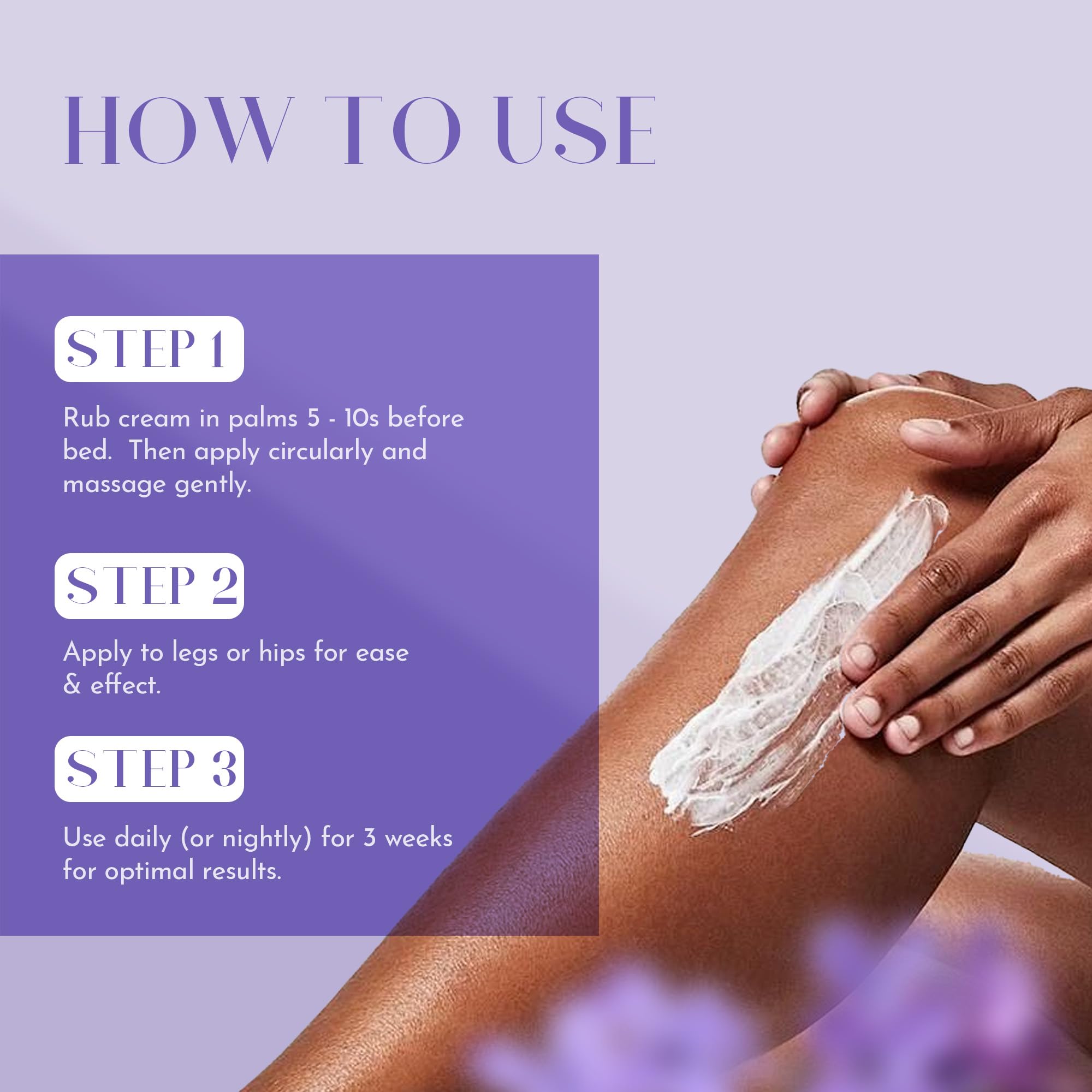 Best Magnesium Lotion for Sore Muscles & Dry Skin - Lavender Infused Magnesium Cream for Relaxation & Better Sleep - 3.51oz Nighttime Moisturizer - Perfect for Post-Workout Recovery & Stress Relief