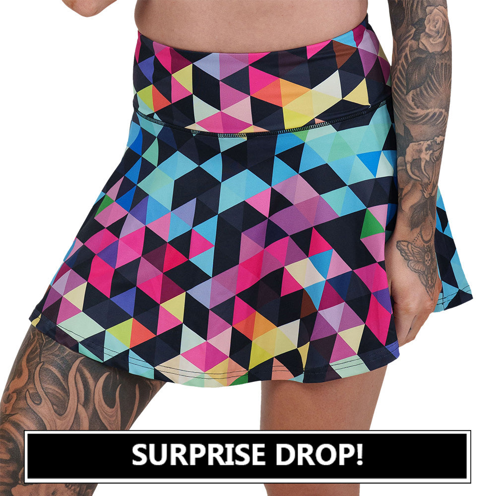 Stylish Color Block Skirt for Women | Trendy A-Line Midi Skirt | Perfect for Casual Outings, Office Wear & Summer Fashion