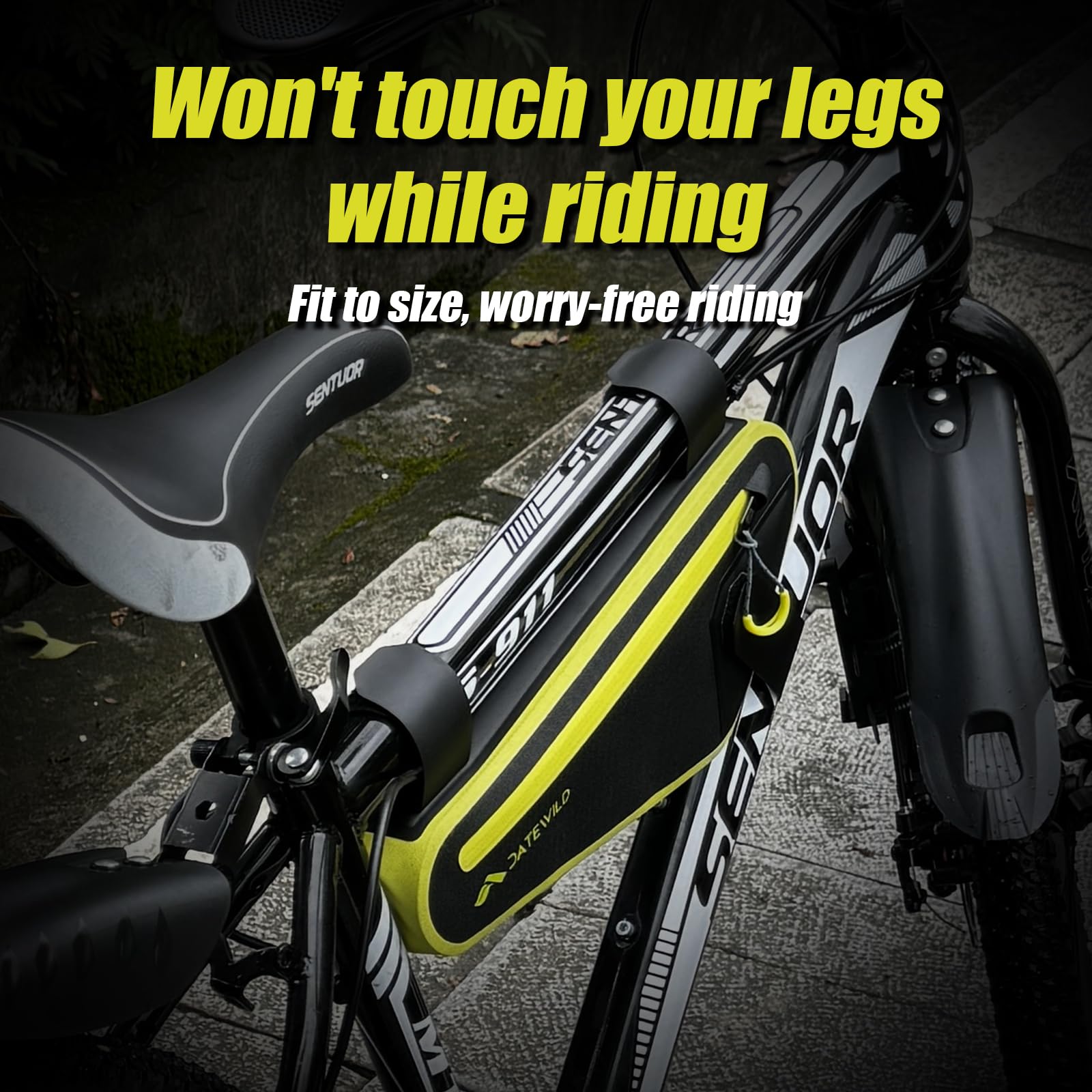 Waterproof Bike Frame Bag - Large Capacity Bicycle Storage for Phone, Glasses, Wallet & Keys | Durable Cycling Accessories for Road Bikes & Commuting | Perfect for Daily Rides, Urban Commuting & Outdoor Adventures