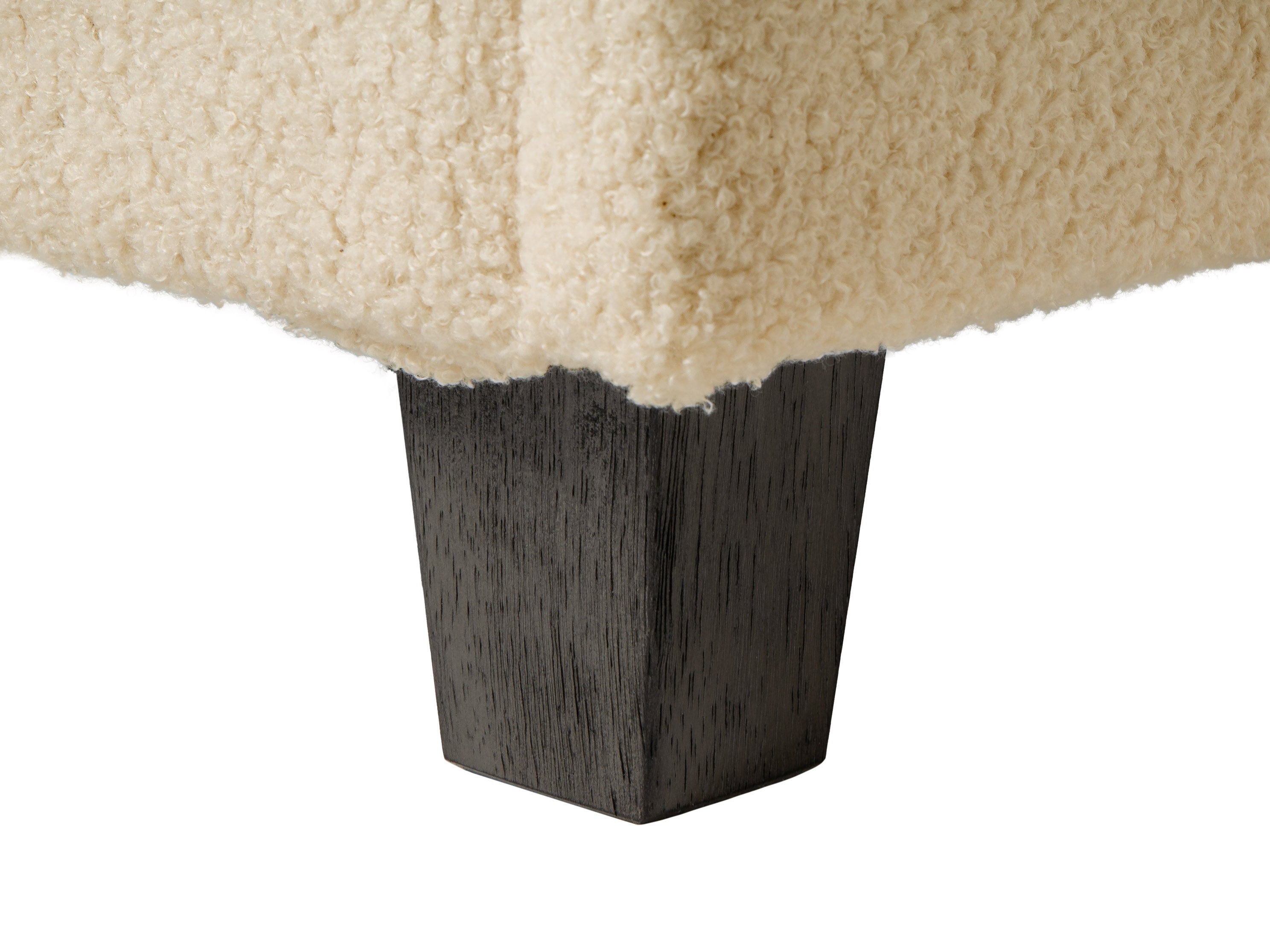 Boucle Storage Ottoman - Stylish Round Footrest Stool with Hidden Storage for Living Room, Bedroom & Office - Perfect for Extra Seating & Organization