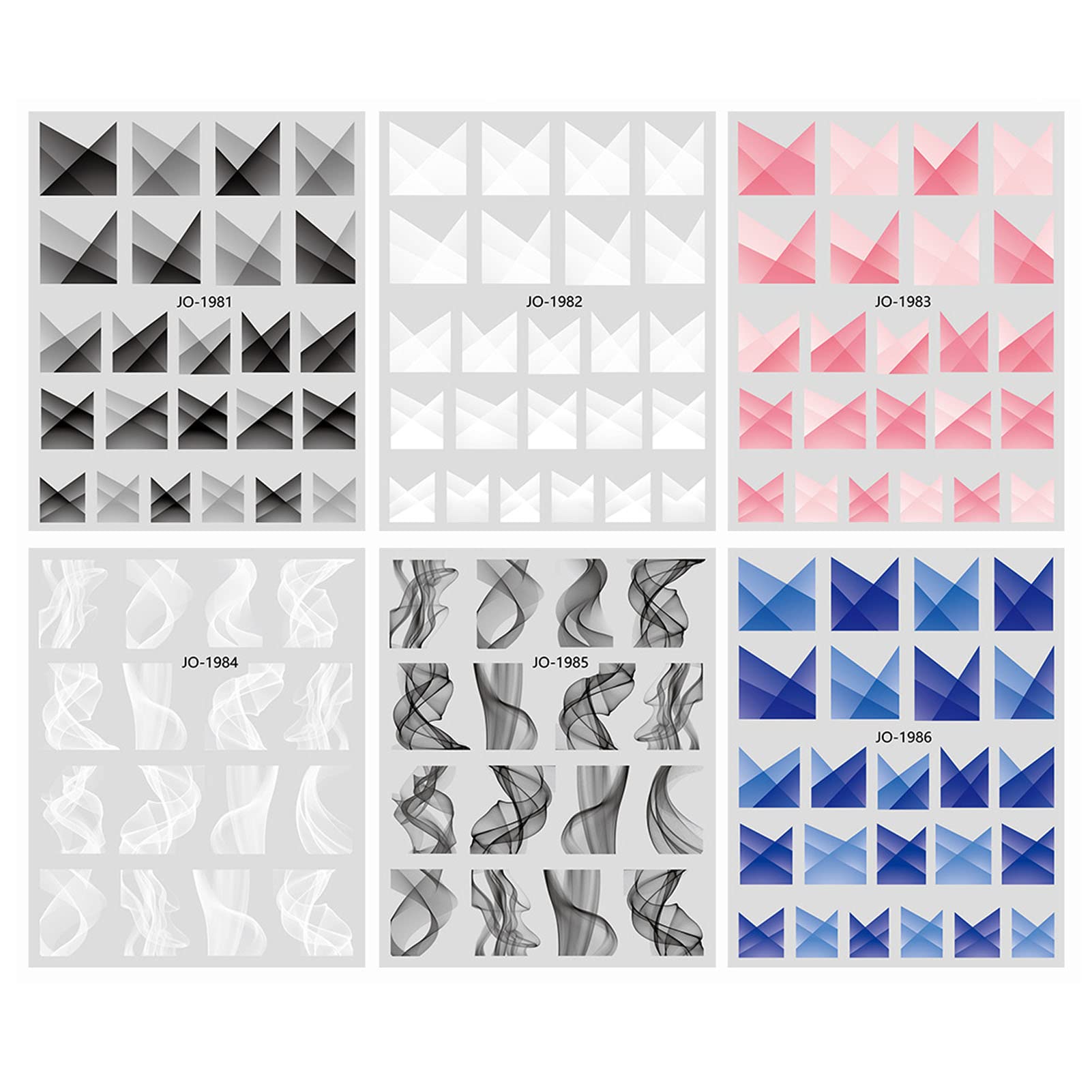 4 Sheets French Nail Stickers - Waterproof Nail Art Decals for DIY Manicure at Home or Salon | Perfect for Parties, Weddings & Special Occasions