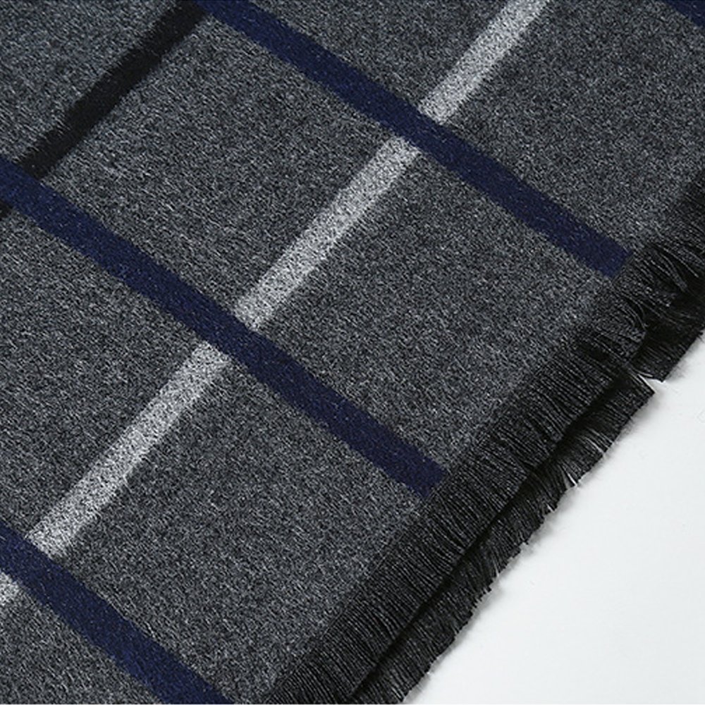 OHAYOMI Men's Winter Scarf - Soft & Warm Fashionable Formal Scarves for Men - Perfect for Office, Business, and Cold Weather Outfits