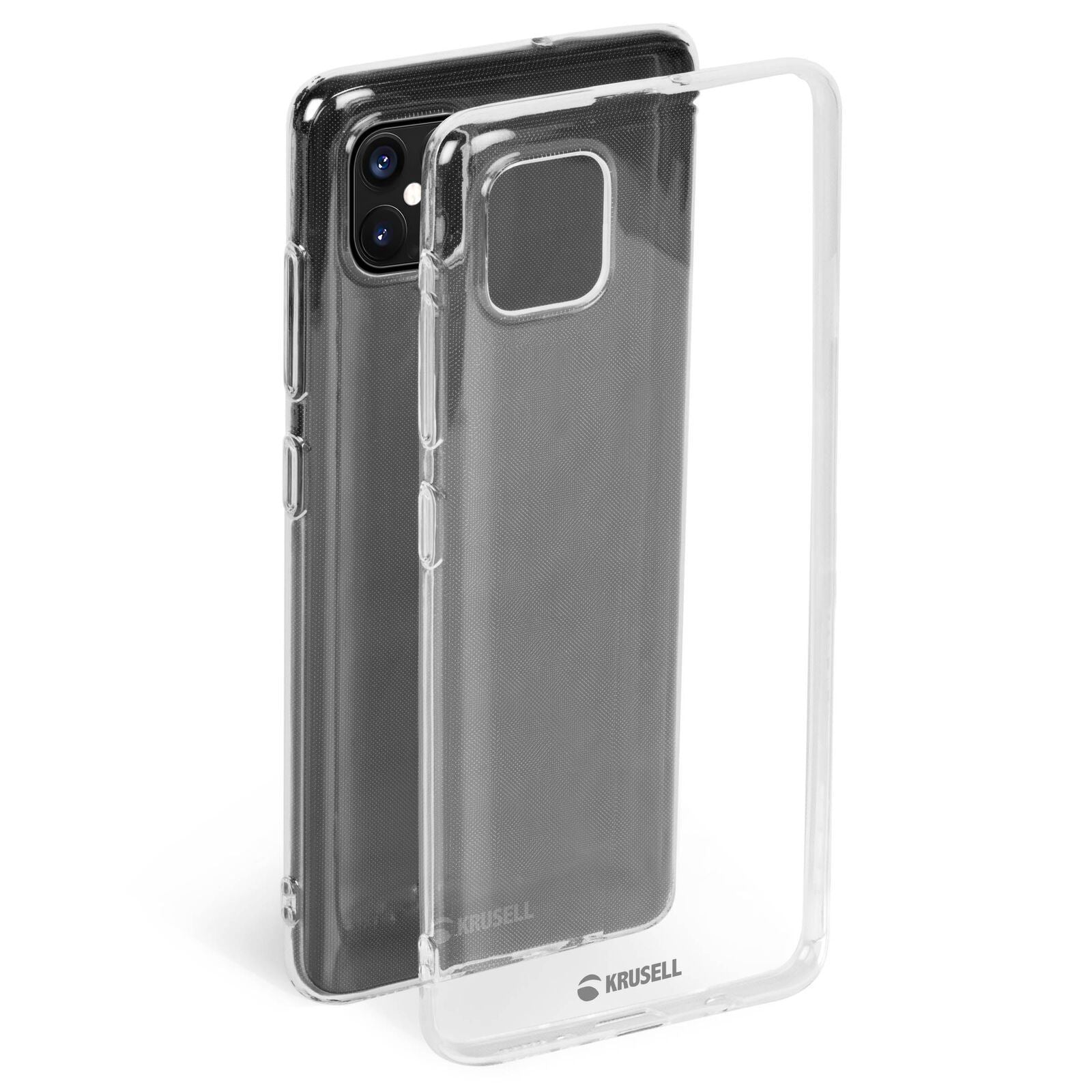 Premium Krusell Soft Clear TPU Case for iPhone 12/Pro 6.1 - Slim Protective Cover for Everyday Use, Work & Travel