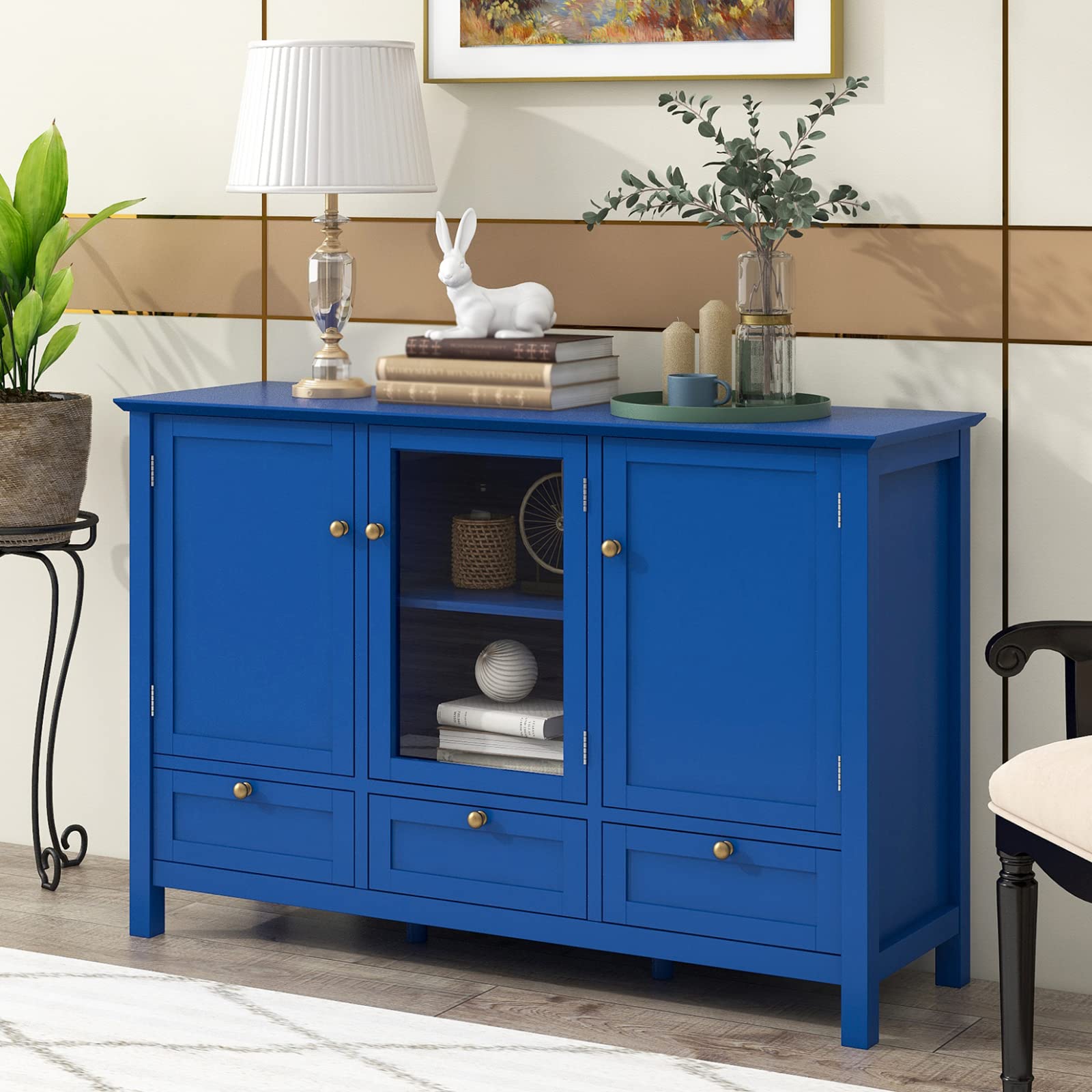 Modern Farmhouse Storage Cabinet - 44.9