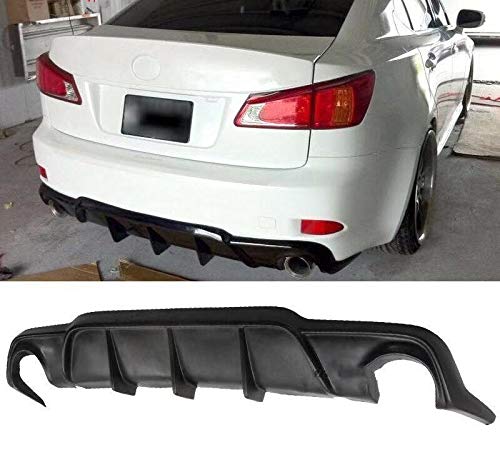 DMR Style Rear Bumper Lip Diffuser for 2006-2013 Lexus IS250 IS350 - High Quality PU Material - Enhance Aerodynamics & Sporty Look - Perfect for Car Enthusiasts & Street Racing