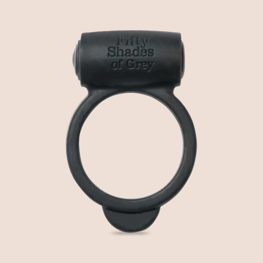 Fifty Shades of Grey Couples Vibrating Silicone Love Ring - Romantic Gift for Couples, Sensual Massager for Enhanced Intimacy | Perfect for Date Nights, Anniversaries & Spicing Up Your Relationship