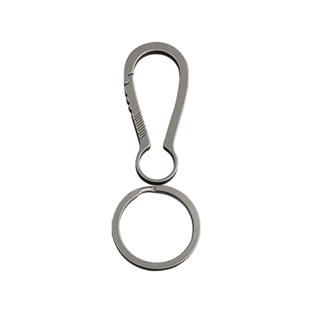 Titanium Carabiner Key Chain - Quick Release for Men & Women - Outdoor & Travel