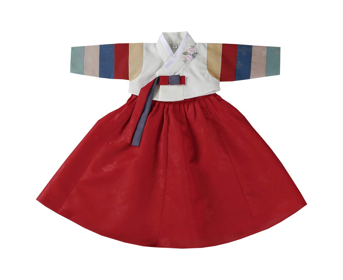 Korean Hanbok Traditional Dress for Baby Girls - First Birthday Dohl Outfit 1-10 Years Old | Perfect for Korean Celebrations, Cultural Events & Photo Shoots