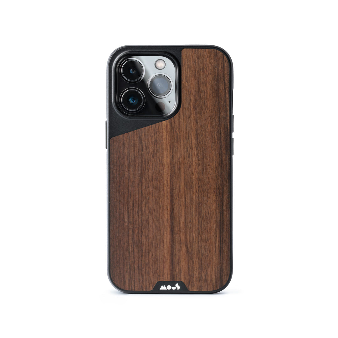 MagSafe® Compatible Walnut Phone Case for iPhone 14/13/12 Pro Max - Premium Wooden Protective Cover with Strong Magnetic Grip - Perfect for Work, Travel & Everyday Use