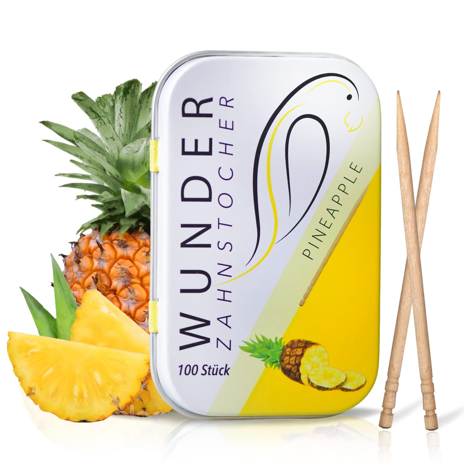 Wonder Toothpick - Flavored Toothpicks for Fresh Breath & Nail Biting Prevention | Sugar-Free, Vegan Teeth Cleaning On-The-Go | Perfect for Travel, Office & After Meals
