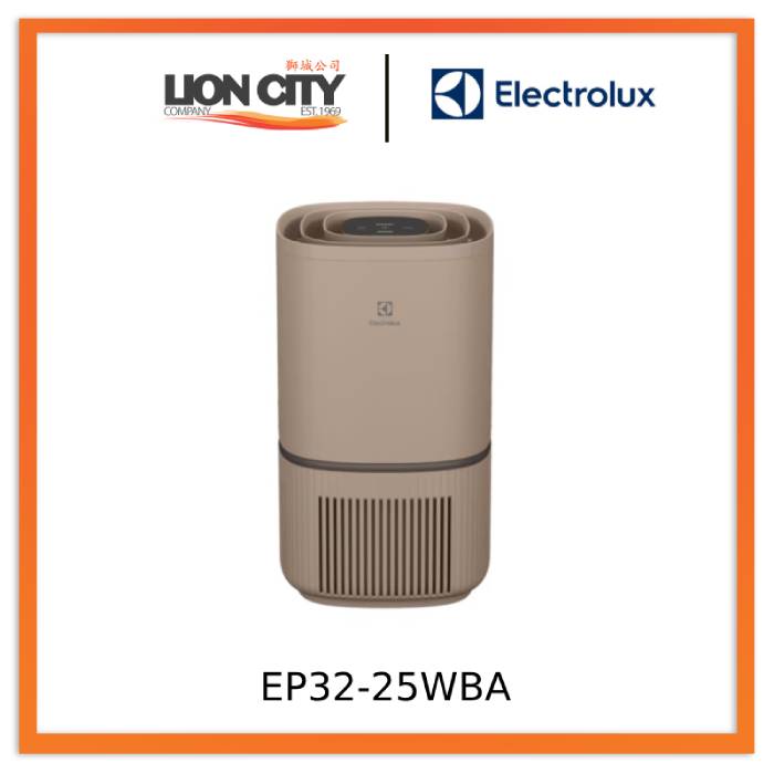 Electrolux EP32 25WBA UltimateHome 300 Air Purifier with 4-Stage HEPA Filter for 30m² Rooms - Perfect for Bedrooms, Living Rooms & Offices