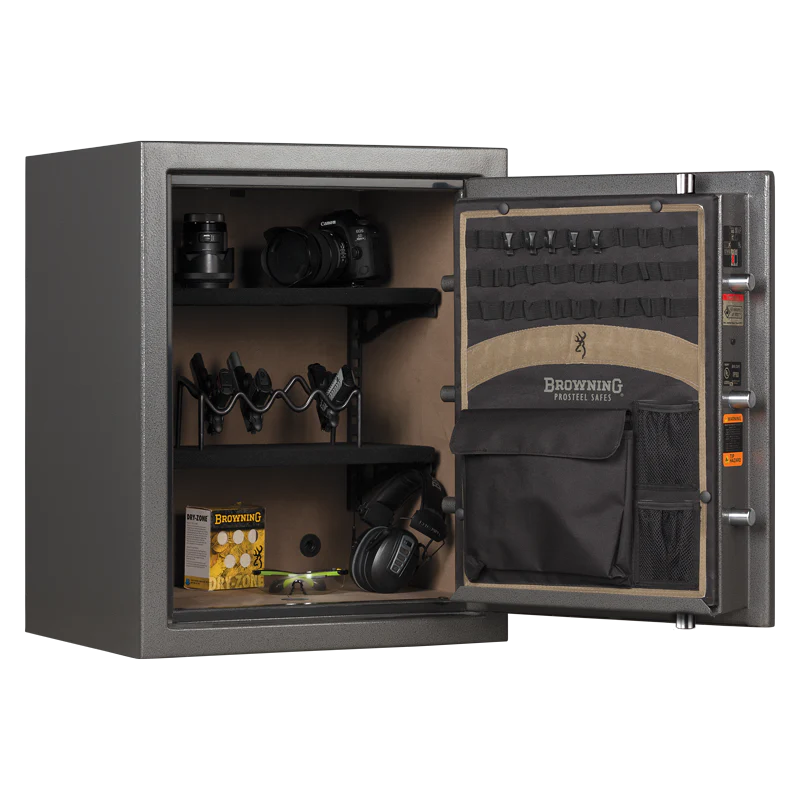 Browning USHS9 Fireproof Home Safe - Waterproof & Burglar Proof Security Box for Documents, Jewelry & Cash - Made in USA | Ideal for Home, Office & Travel Use