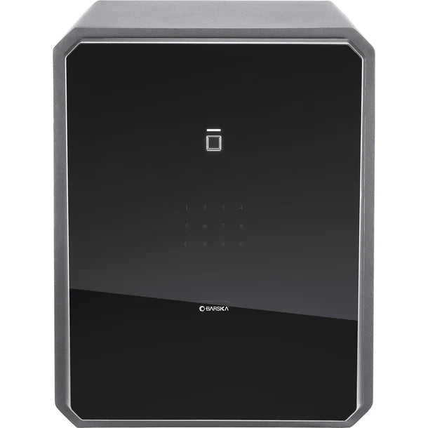 Barska AX13936 Obsidian 9 Biometric Fingerprint Safe with Touchscreen Keypad - Secure Handguns, Jewelry & Valuables for Home or Office Use