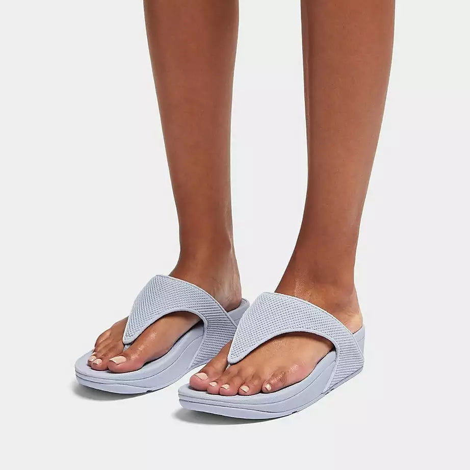 FITFLOP LULU Water-Resistant Toe Post Sandals for Women - Comfortable Beach & Pool Slides - Perfect for Summer, Travel, and Casual Wear