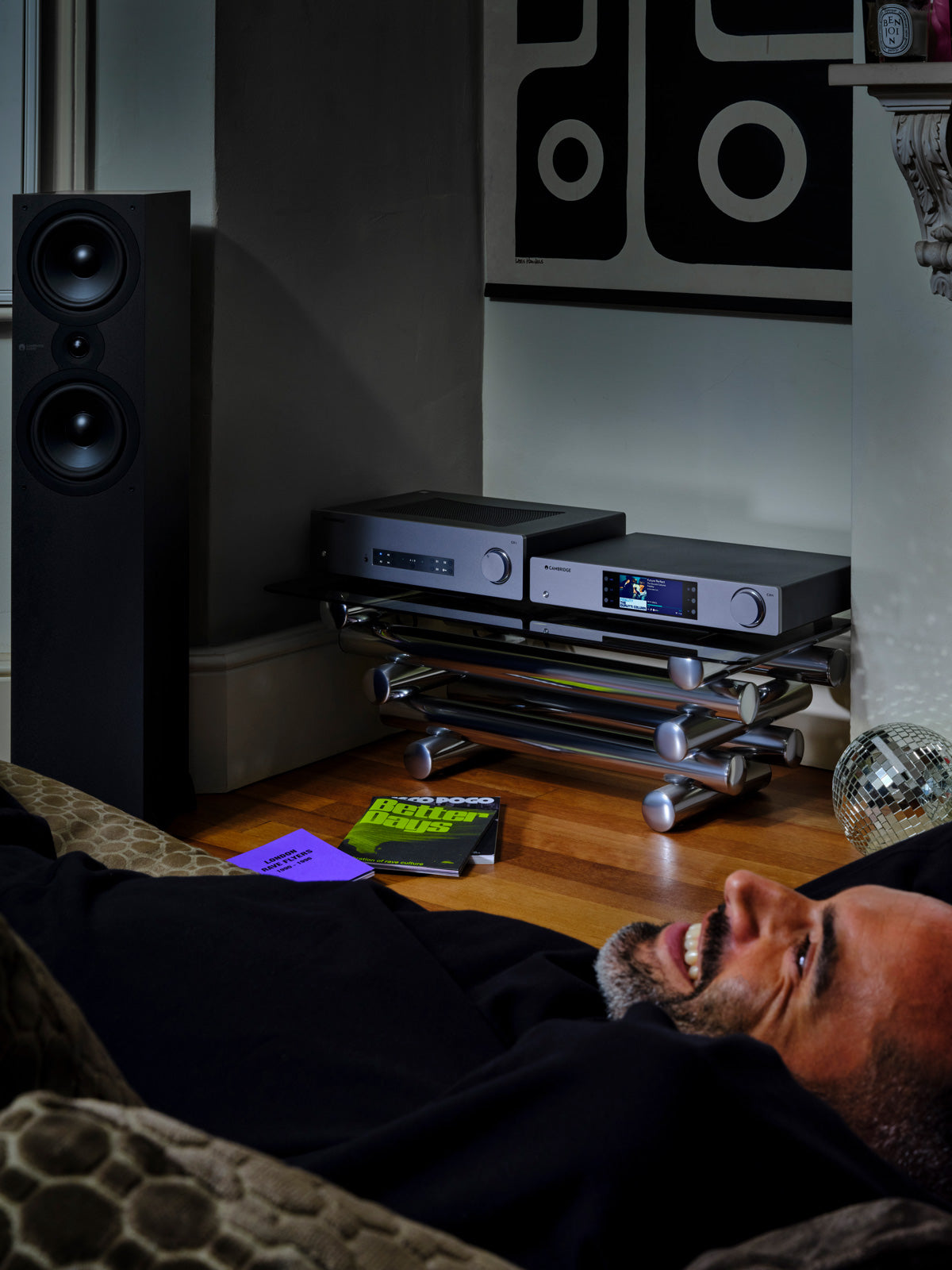 Cambridge Audio CXN100 Network Music Player - High-Resolution Wireless Streaming, Lunar Grey | Perfect for Home Audio Systems & Multi-Room Setup