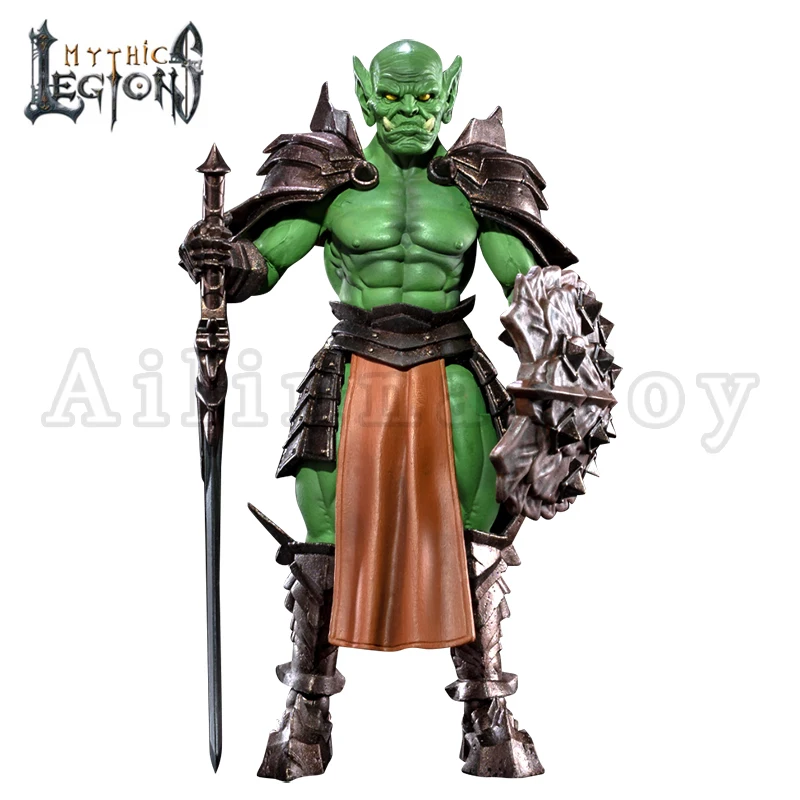 Mythic Legions 1/12 Scale 6-Inch Deluxe Male Orc Builder Ver 2.0 Action Figure by Four Horsemen Studios - Fantasy Roleplay, Collectible Display & Tabletop Gaming