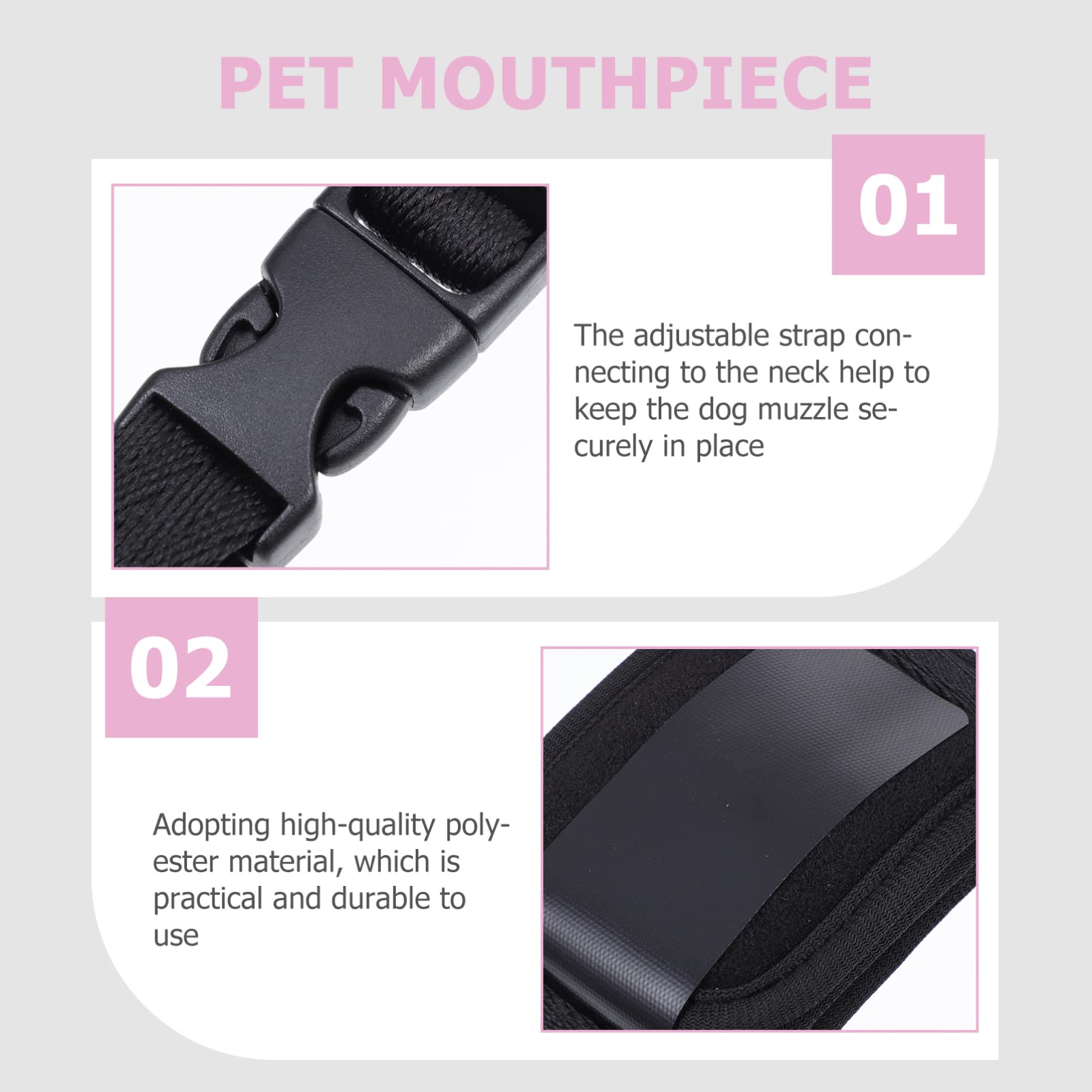 Balacoo Dog Muzzle & Leash Set - Adjustable Bite Proof Dog Harness with Hood Cover - Durable Polyester Pet Supplies for Outdoor Walking, Training, and Grooming