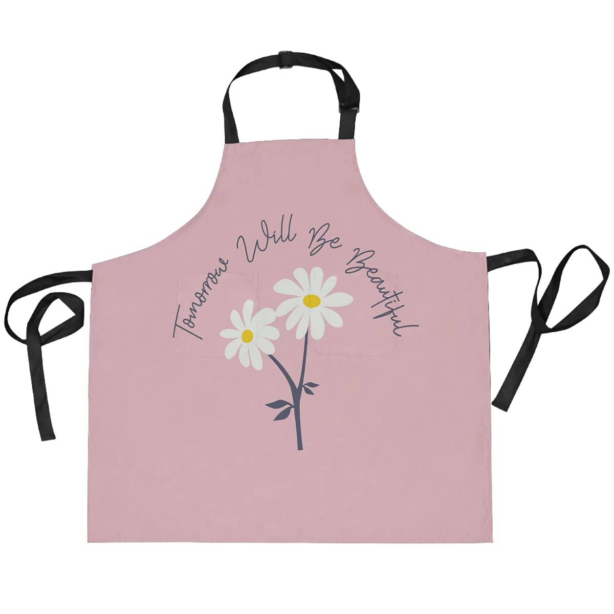 Waterproof Adjustable Chef Apron with Pockets for Cooking, Baking & Painting - Unisex Kitchen Apron for Women & Men - Perfect for Home Chefs, BBQ, Baking & DIY Crafts