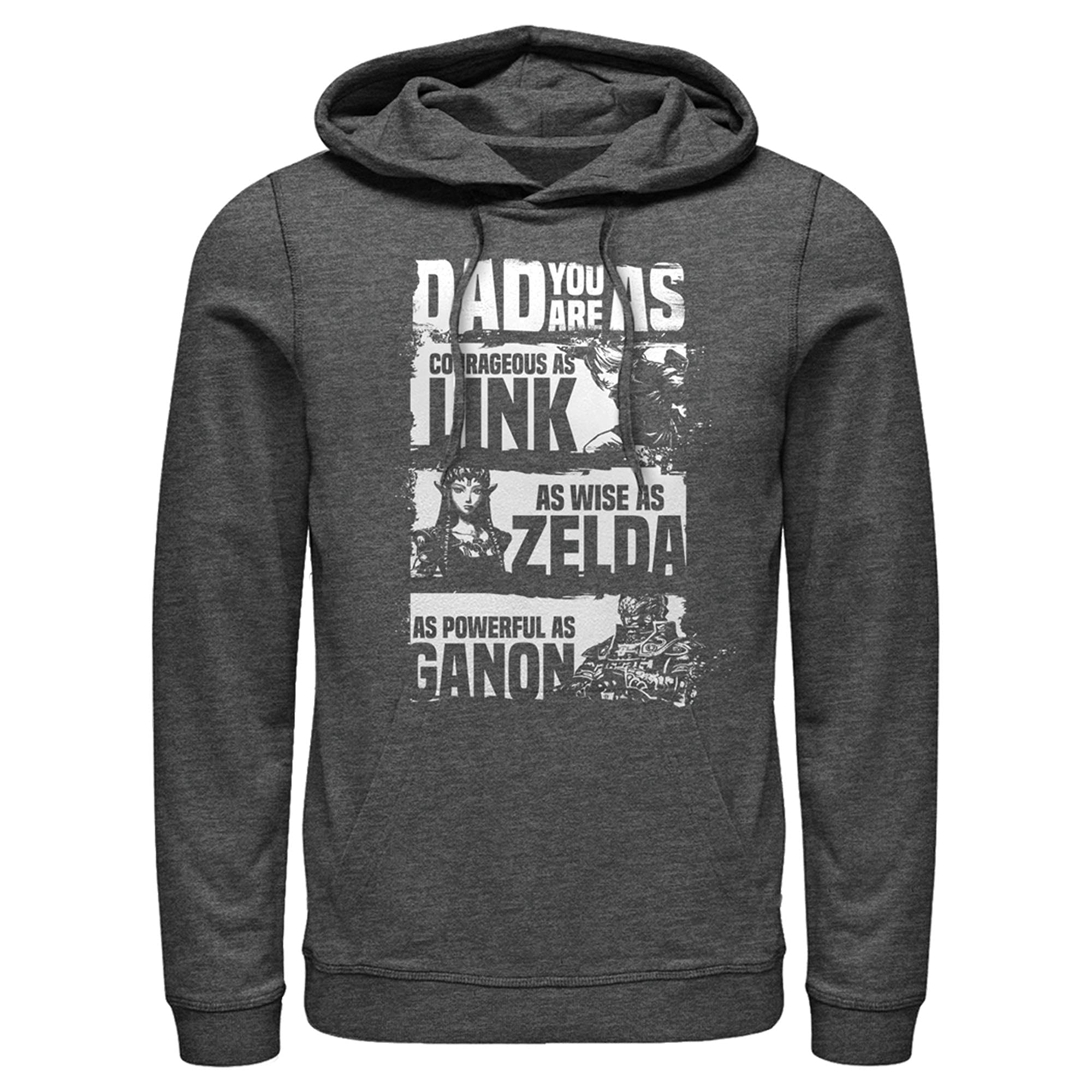 Men's Legend of Zelda Pullover Hoodie - Nintendo Video Game Inspired Sweatshirt for Father's Day Gifts, Gaming Enthusiasts & Casual Wear