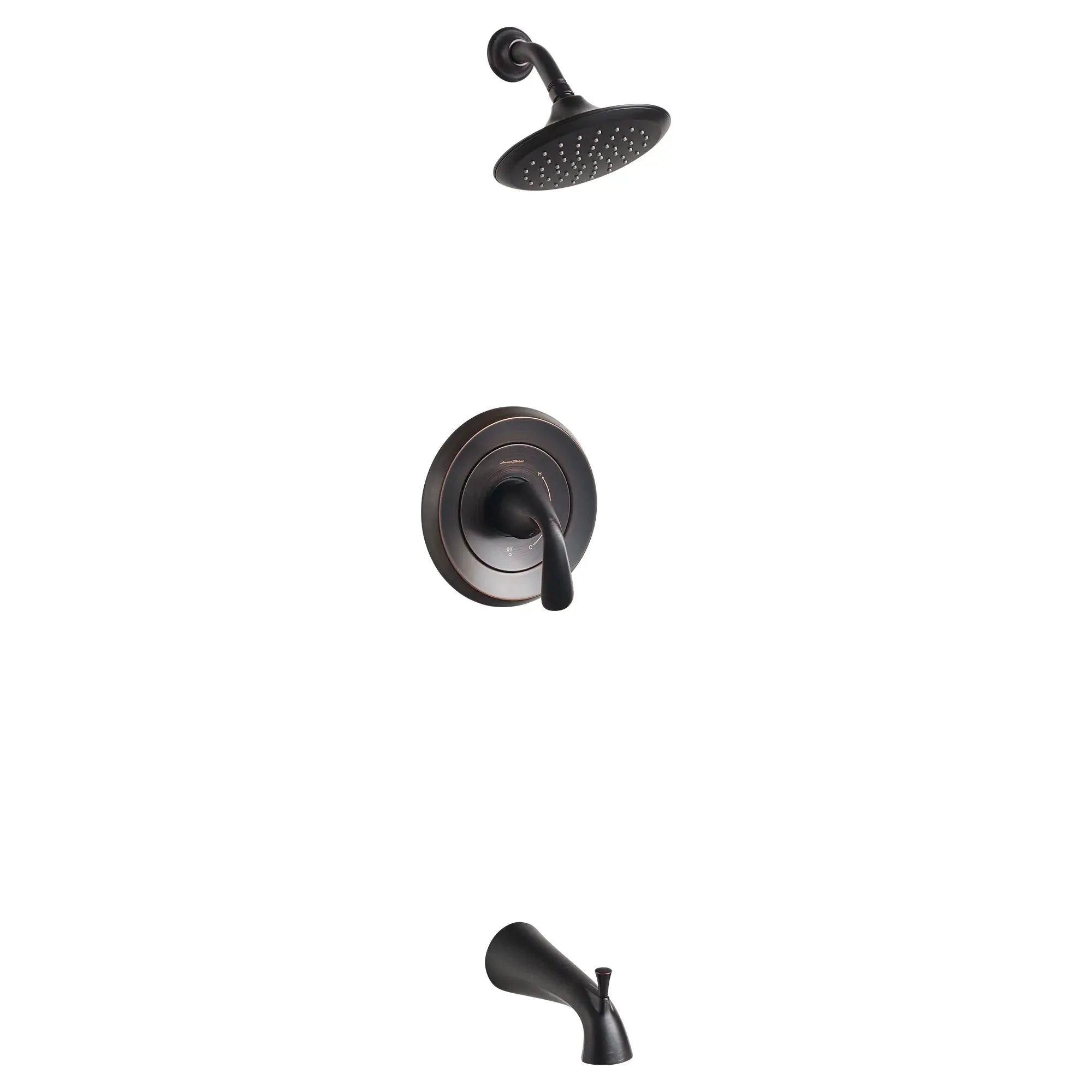 Fluent 1.8 GPM Water Saving Shower Trim Kit with Double Ceramic Pressure Balance Cartridge & Lever Handle - Perfect for Bathroom Renovation & Water Conservation