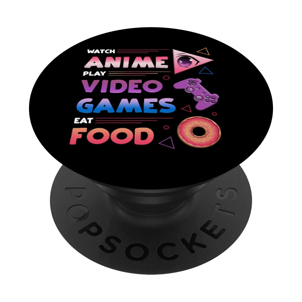 Anime Gamer PopSockets - Adhesive PopGrip for Phones & Controllers