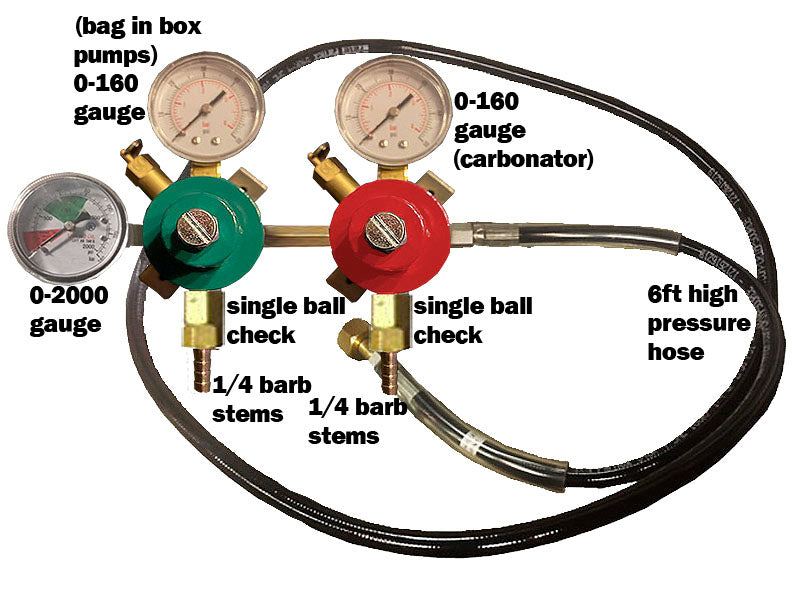 HI LO Regulator Kit with 6ft Black Hose - Propane Gas Pressure Regulator for Grills, Fire Pits & Outdoor Cooking - Perfect for BBQ, Camping & Patio Use