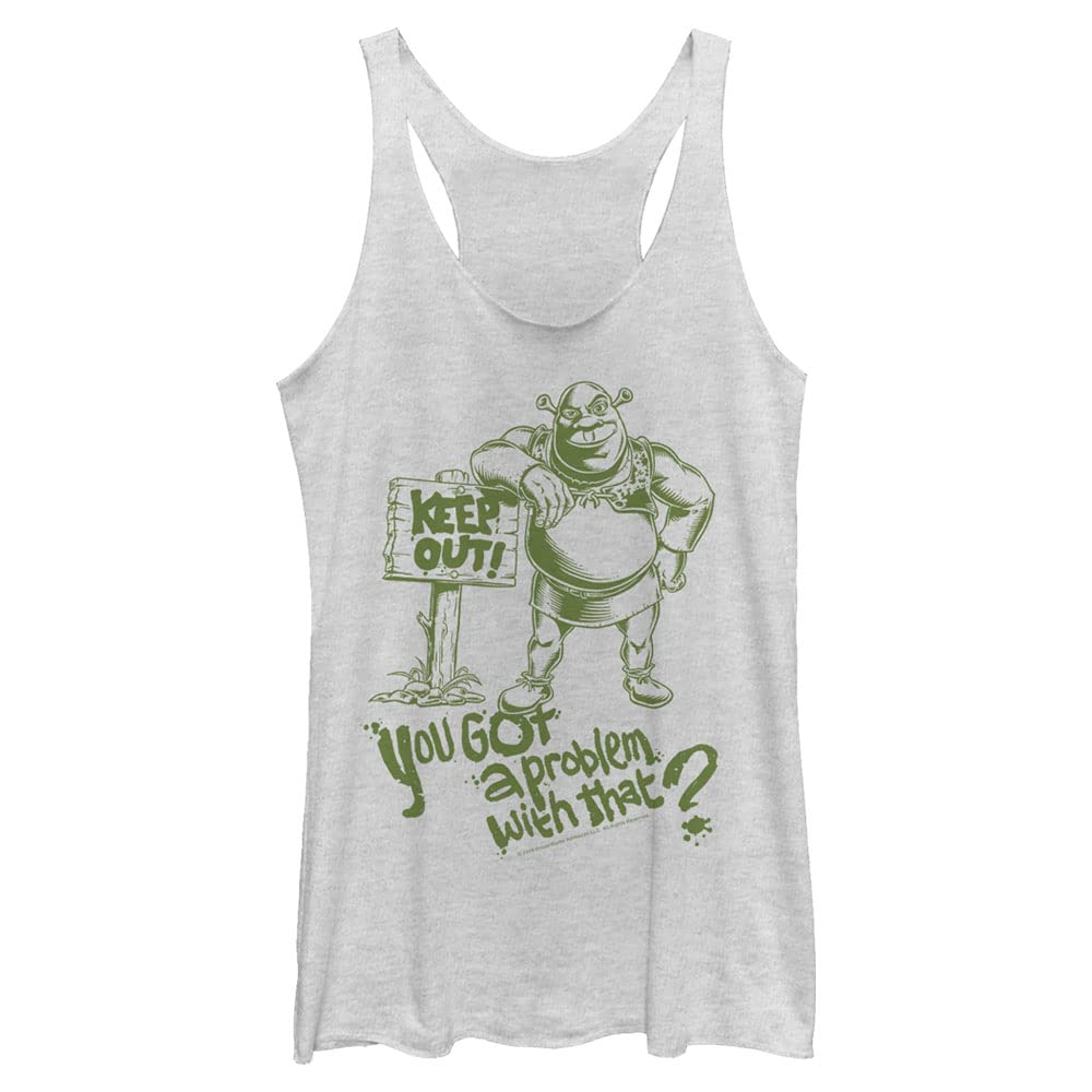 Shrek Women's Racerback Tank Top - Fun Graphic Tee for Cosplay & Casual Wear