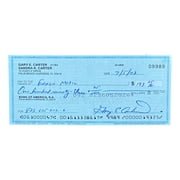 Gary Carter Montreal Expos Autographed Signed Bank Check #9989 BAS - Authentic MLB Memorabilia for Collectors & Sports Fans