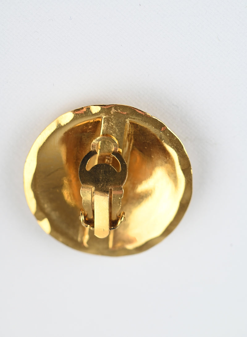 Chanel Round Gold Earrings for Women - Luxury Fashion Jewelry Gift for Birthday, Anniversary & Special Occasions