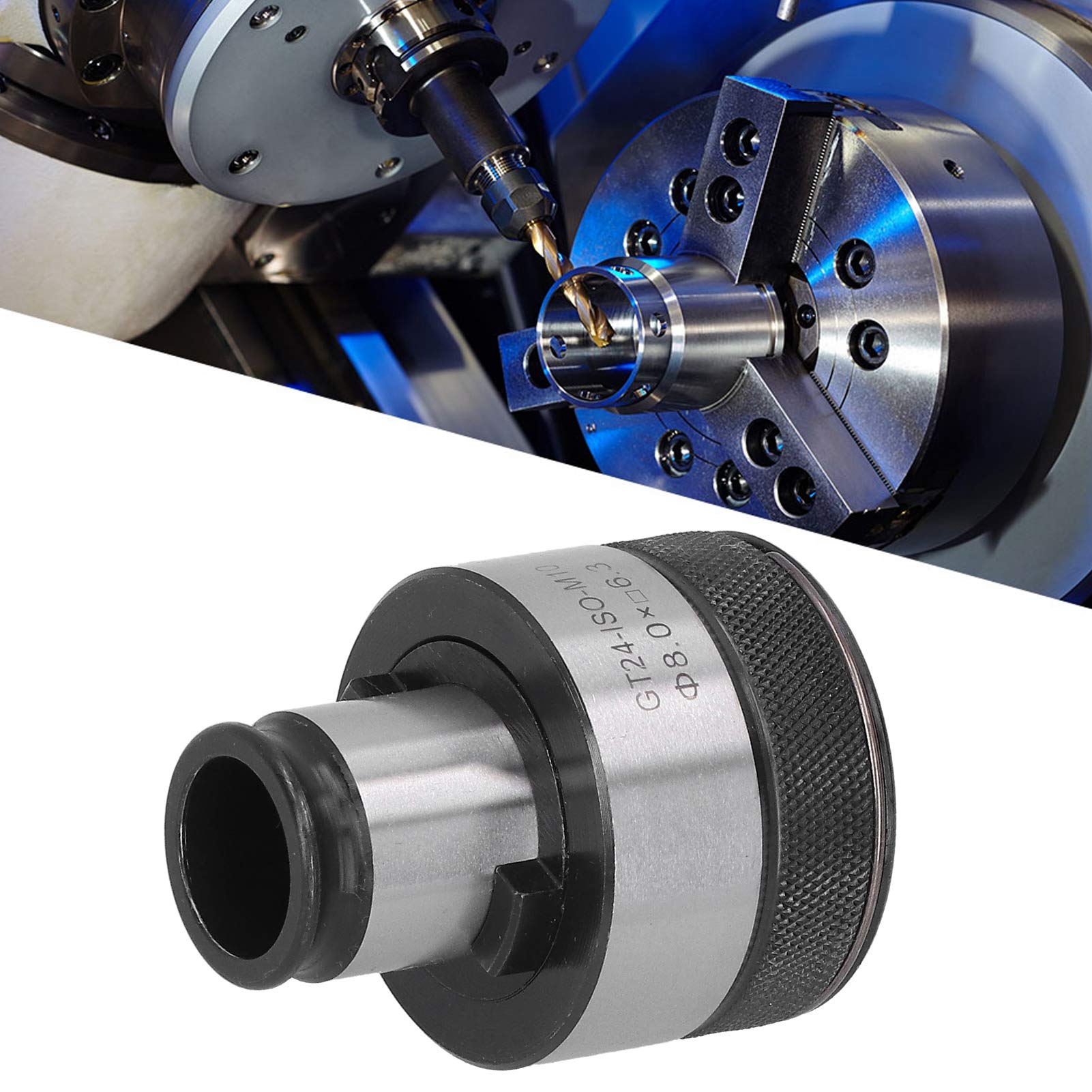 GT24 ISO M10 Quick Change Tapping Collet Holder for CNC Milling & Power Tapping - Precision Tool for Machine Tool Machining | Ideal for Metalworking, Automotive Parts & Industrial Manufacturing