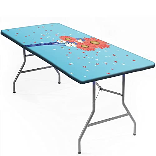 Spring Flowers Fitted Tablecloths-10