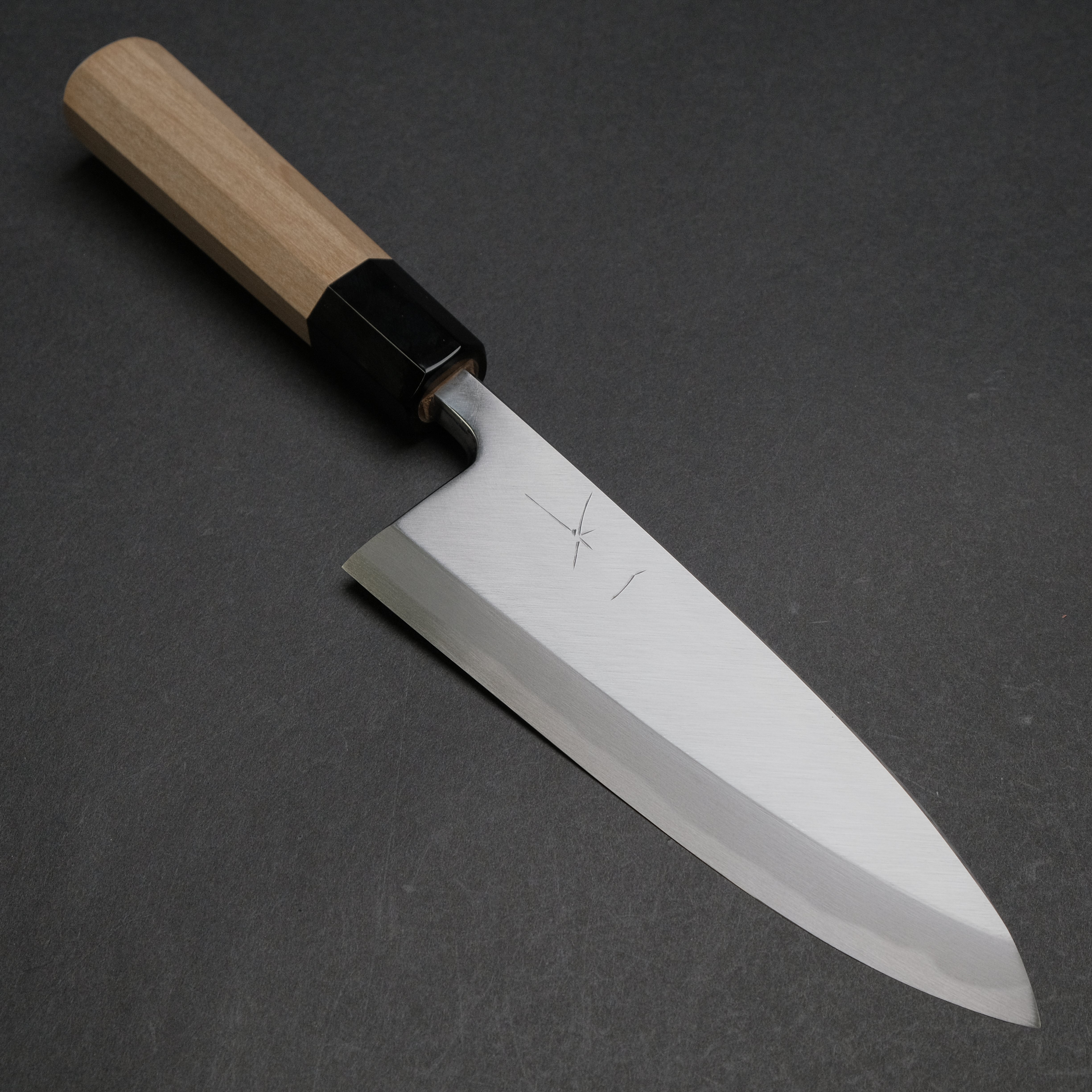 Hitohira Tanaka Manzo White #2 Deba Knife 165mm - Japanese Ho Wood Handle with Saya - Perfect for Sushi, Filleting Fish & Precision Cutting
