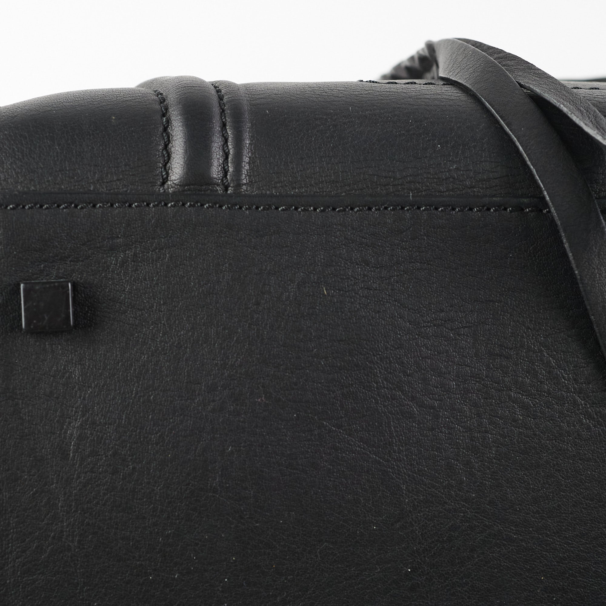 Celine Luggage Phantom Large Black Leather Tote Bag for Women - Stylish Designer Handbag for Work, Travel & Everyday Use