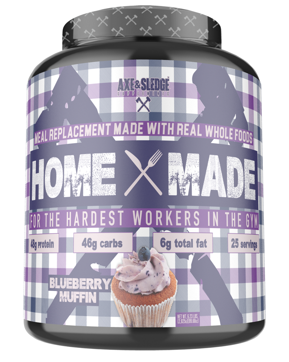 Axe & Sledge Homemade Whole Food Meal Replacement Powder - High Protein Shake for Muscle Recovery & Weight Management | Perfect for Post-Workout, Breakfast & Healthy Lifestyle