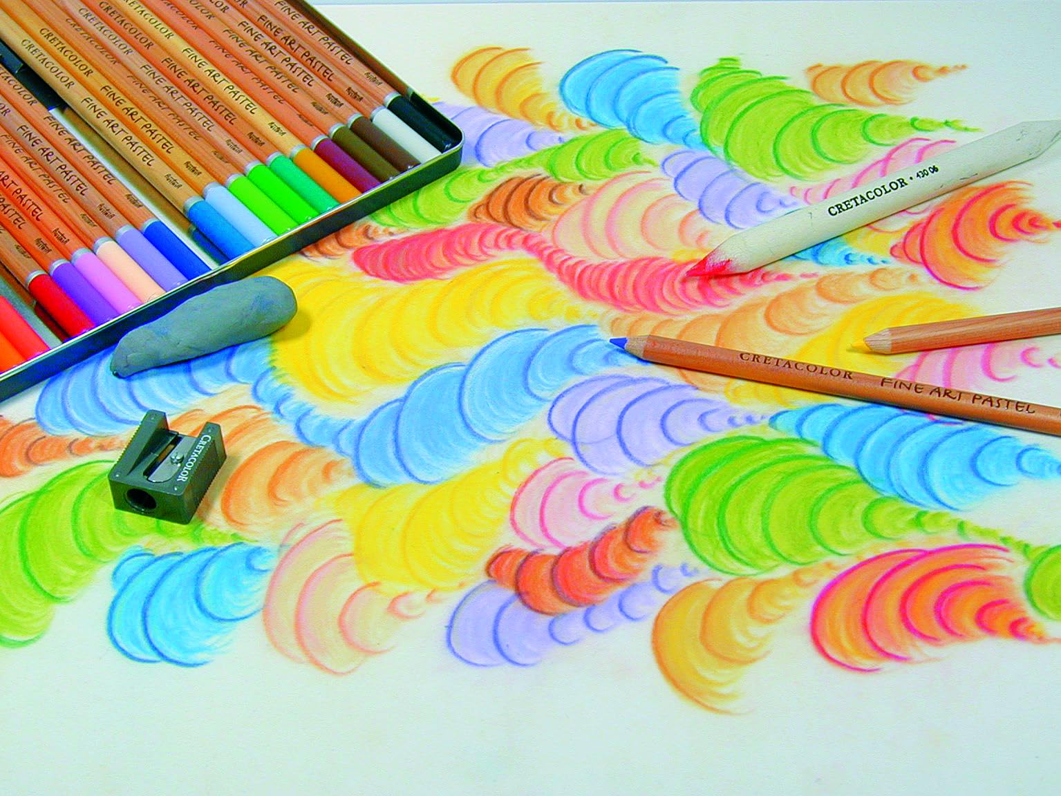 Premium Cretacolor 72-Piece Fine Art Pastel Pencil Set - Vibrant Colors for Professional Artists & Sketching | Ideal for Drawing, Blending & Mixed Media Art Projects
