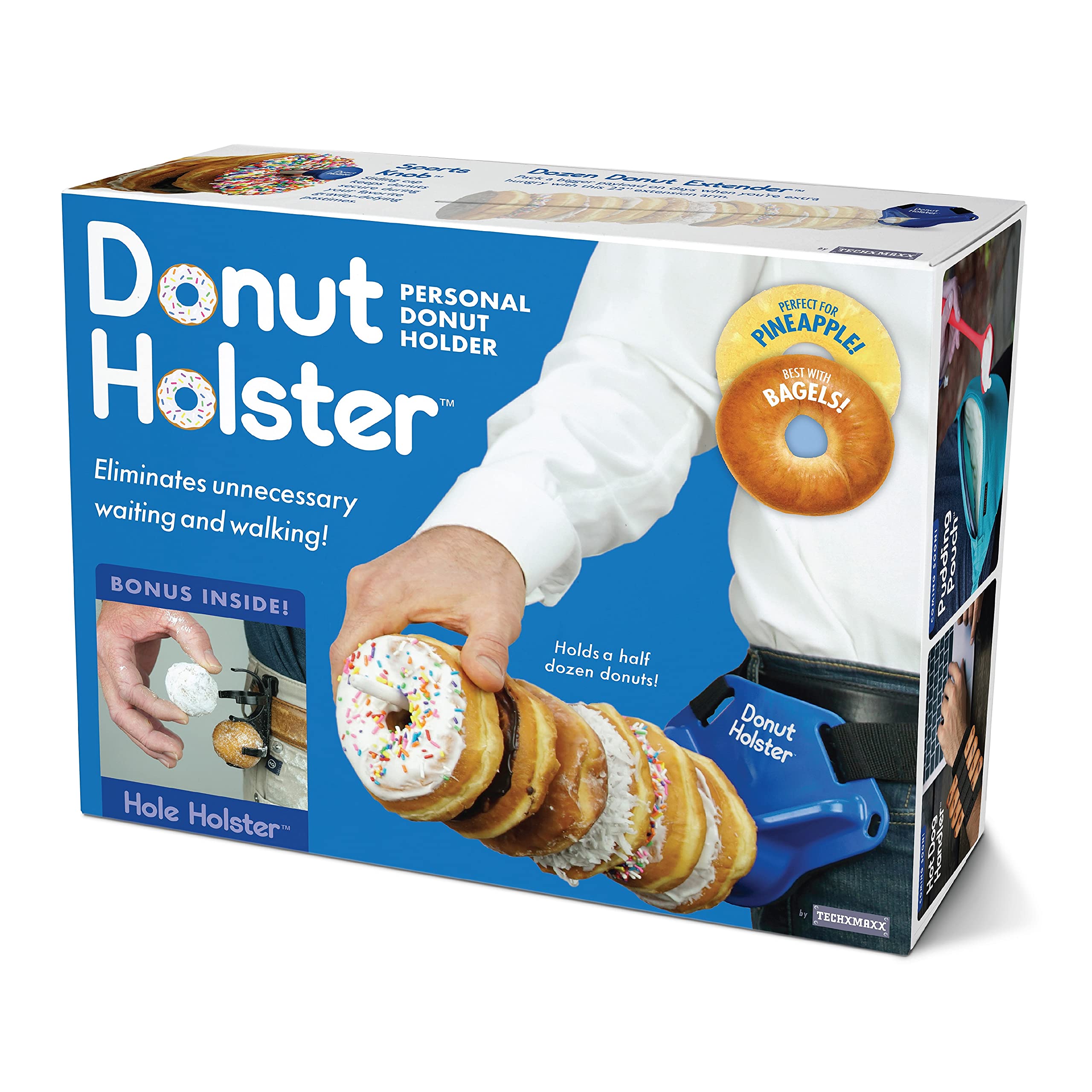 Prank-O Gag Gift Empty Box - Funny Fake Present Wrapper for Birthdays, Holidays & Parties | Hilarious Donut Holster Prank Gift Box - Perfect for Practical Jokes & Surprise Scenarios