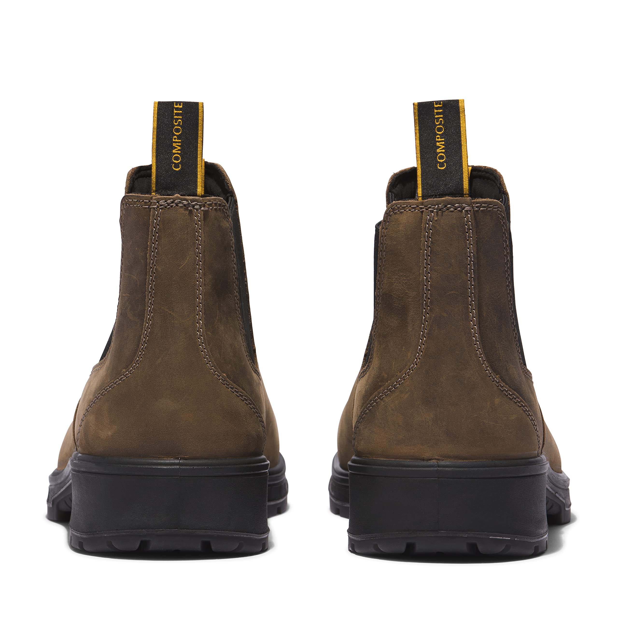 Timberland PRO Men's Nashoba Composite Safety Toe Chelsea Work Boots - Slip Resistant, Waterproof for Construction & Industrial Work