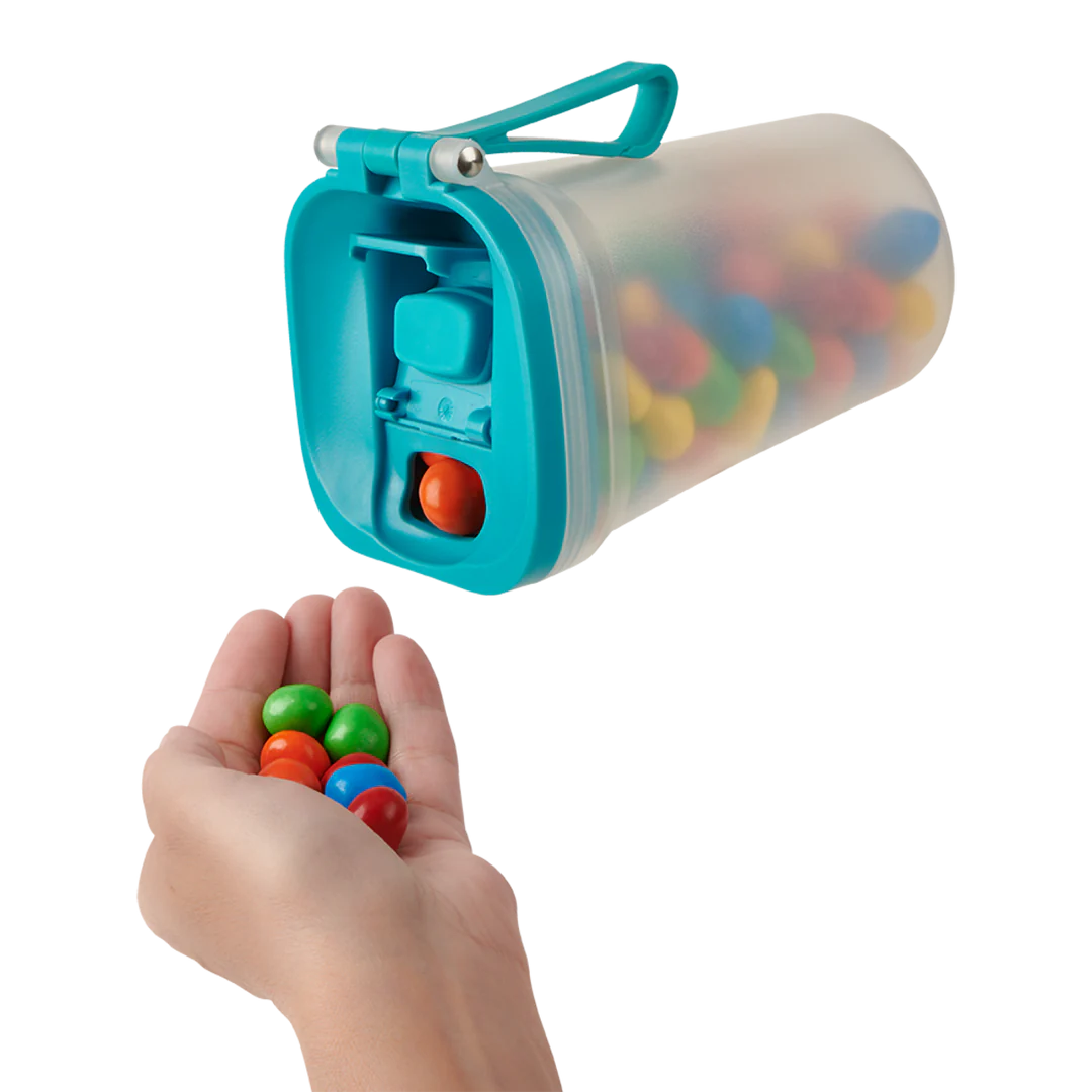 Fuel Snack Bin Container - Tropical Blue | Airtight Food Storage for Snacks, Cereal & Dry Goods | Perfect for Kitchen, Pantry & Camping Trips