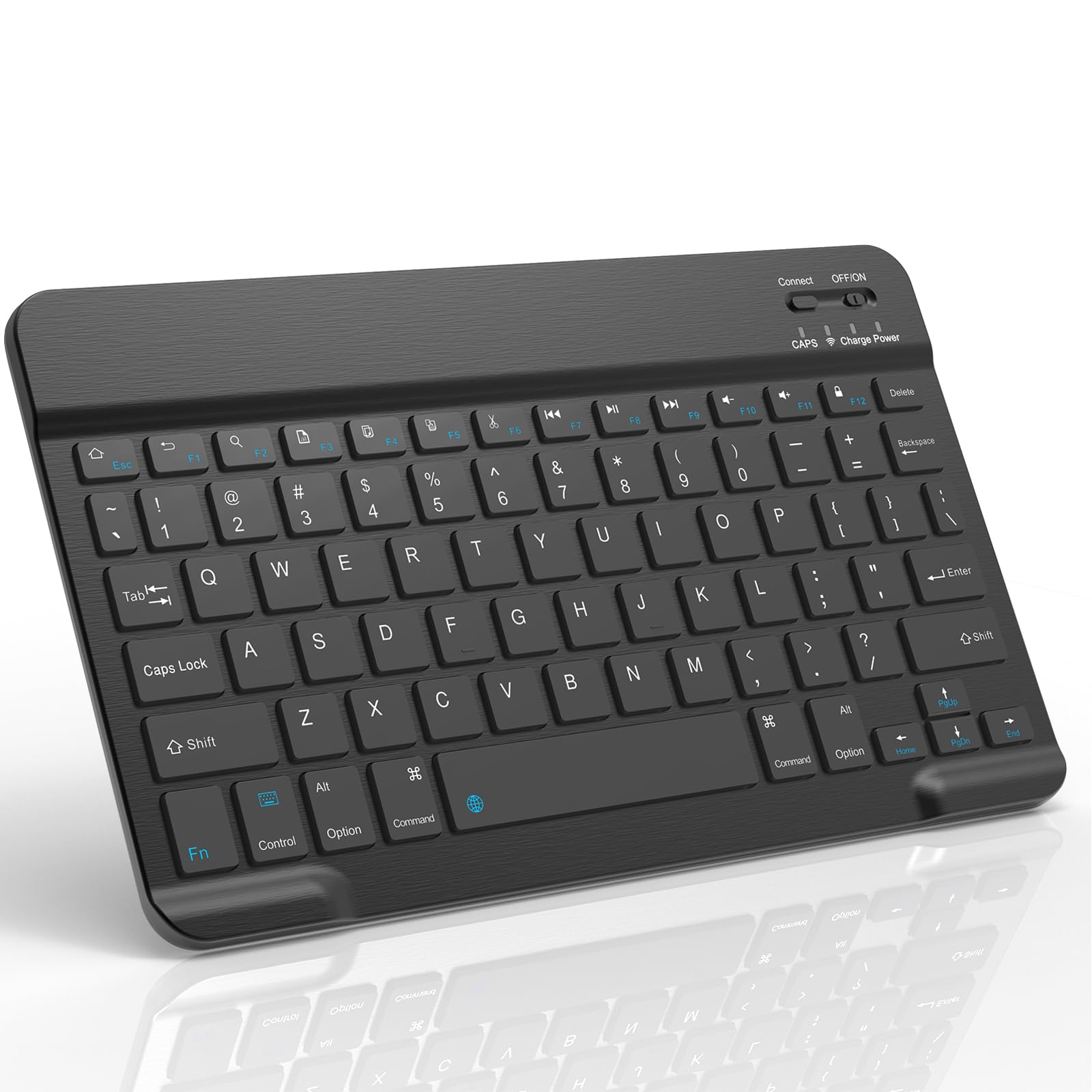 Bluetooth Keyboard for iPad 10th Gen, iPad Pro 13/12/11/10/9/8/7 inch, iPad Air 13/11th Gen, iPad Mini, Samsung & Xiaomi Tablets - Slim Wireless Portable Keyboard for Travel, Office & Home Use | Compatible with Multiple Devices