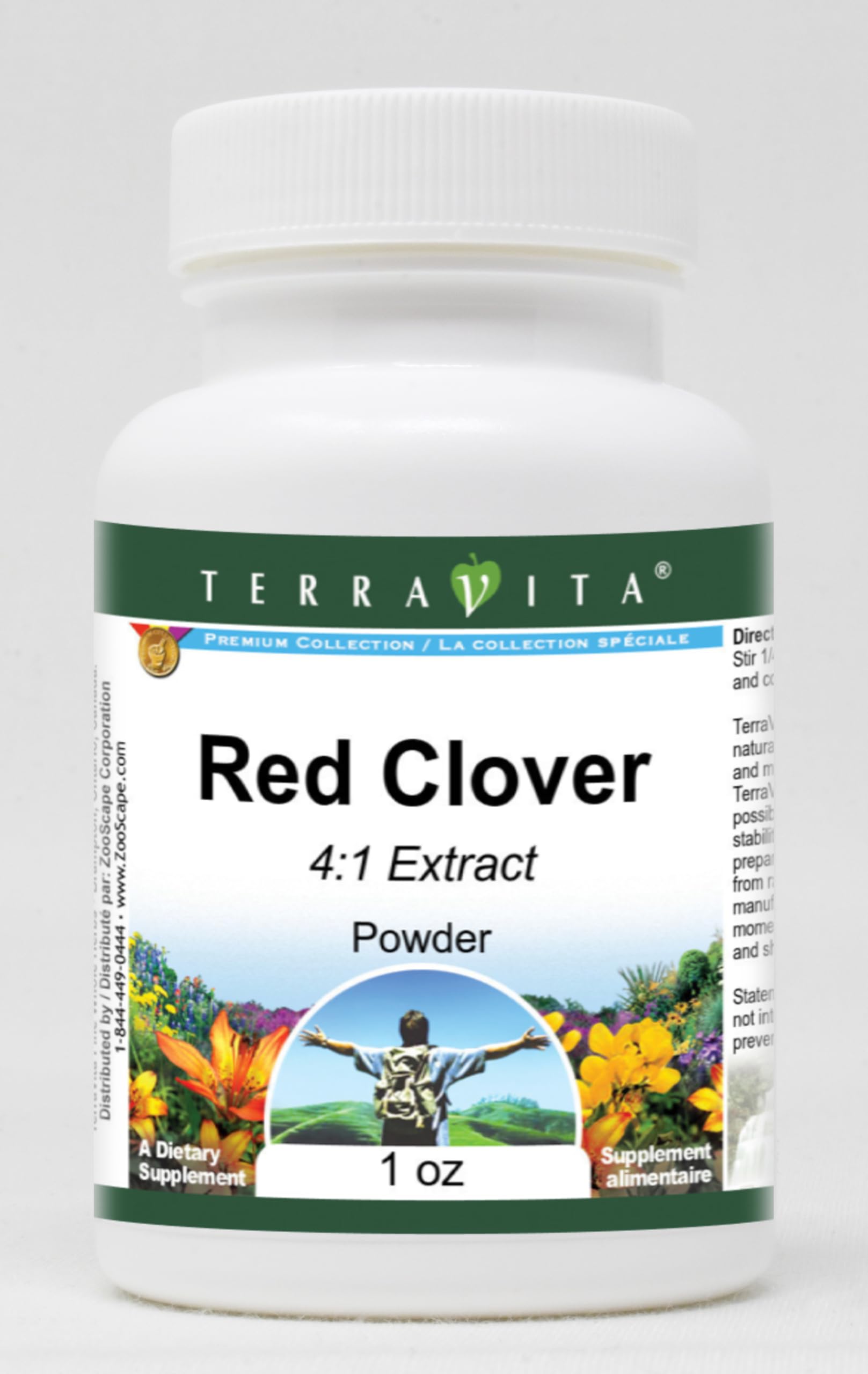 Organic Red Clover 4:1 Extract Powder - 1 oz (28g) | Herbal Supplement for Women's Health & Hormone Balance | Supports Menopause Relief & Skin Care | Non-GMO, Vegan-Friendly | ZIN: 521266 | Perfect for Teas, Smoothies & Natural Remedies