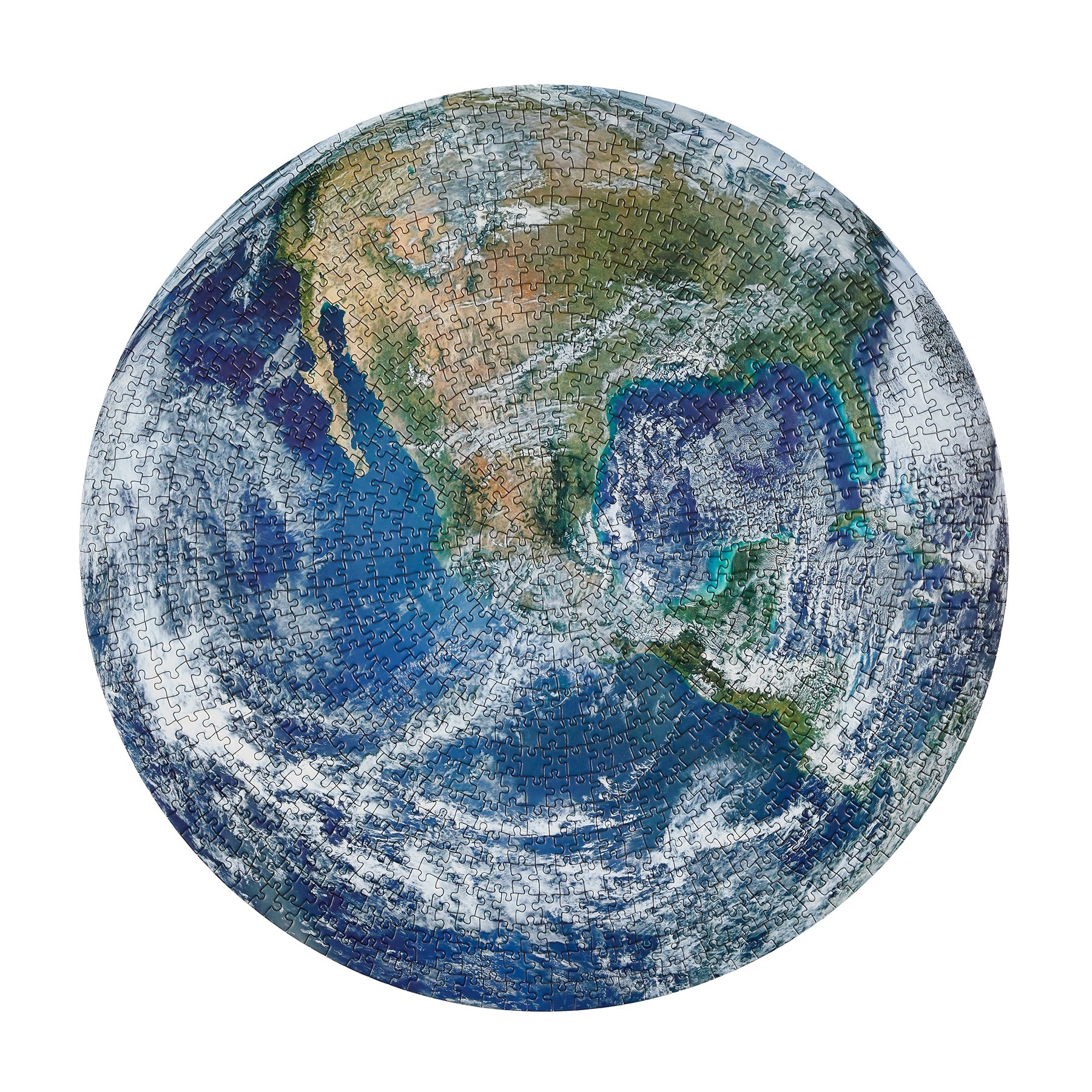 The Earth Puzzle by Four Point Puzzles - 1000 Piece Jigsaw Puzzle for Adults & Kids, Perfect for Family Game Night & Educational Learning