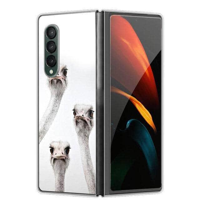 Durable Hard Plastic Galaxy Z Fold 3 5G Case with Stylish Design - Perfect for Everyday Protection & Gaming