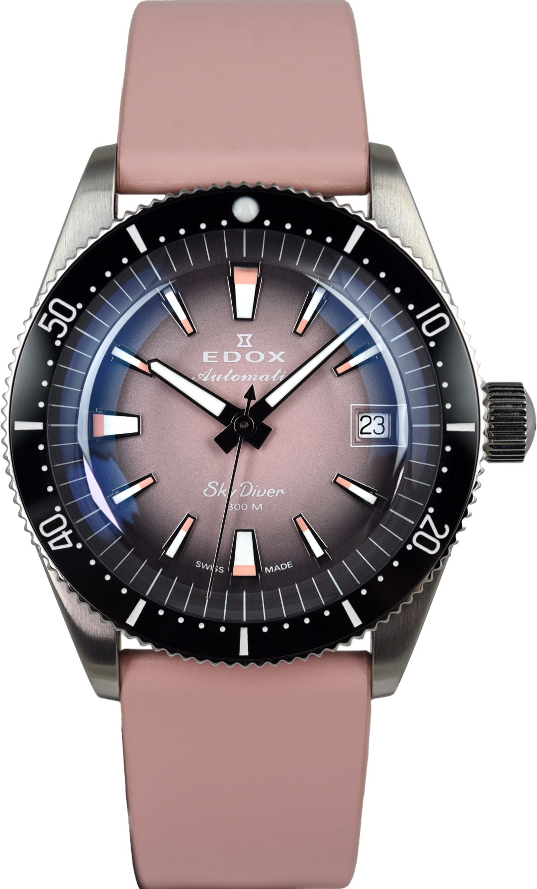 Edox Skydiver 38 Date Automatic Special Edition Men's Watch 80131 3NC NDRO - Pre-Owned Luxury Diver Watch for Professional Scuba Diving & Everyday Wear