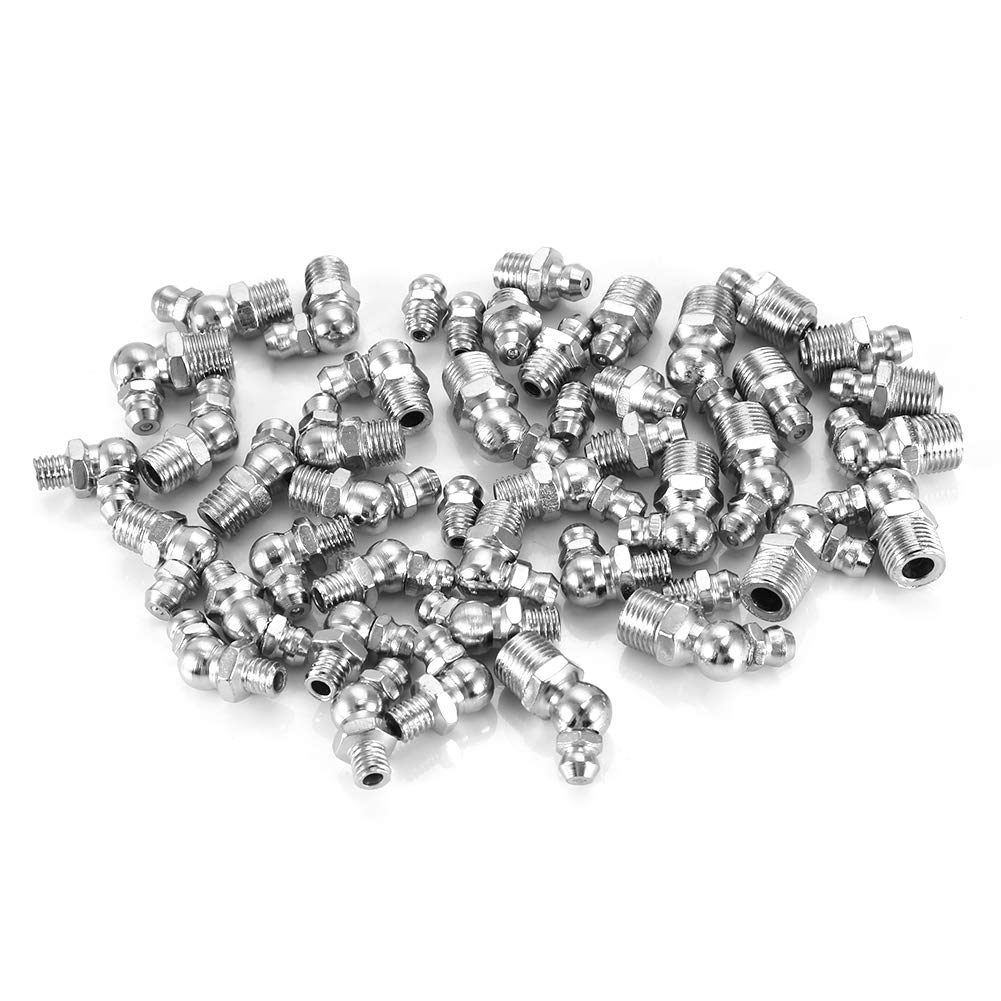 High-Quality Grease Nipple & Grease Fitting Kit for Grease Guns - Heavy Duty Lubrication Fittings for Mechanical Equipment, Automotive, Industrial Machinery & Farm Tools
