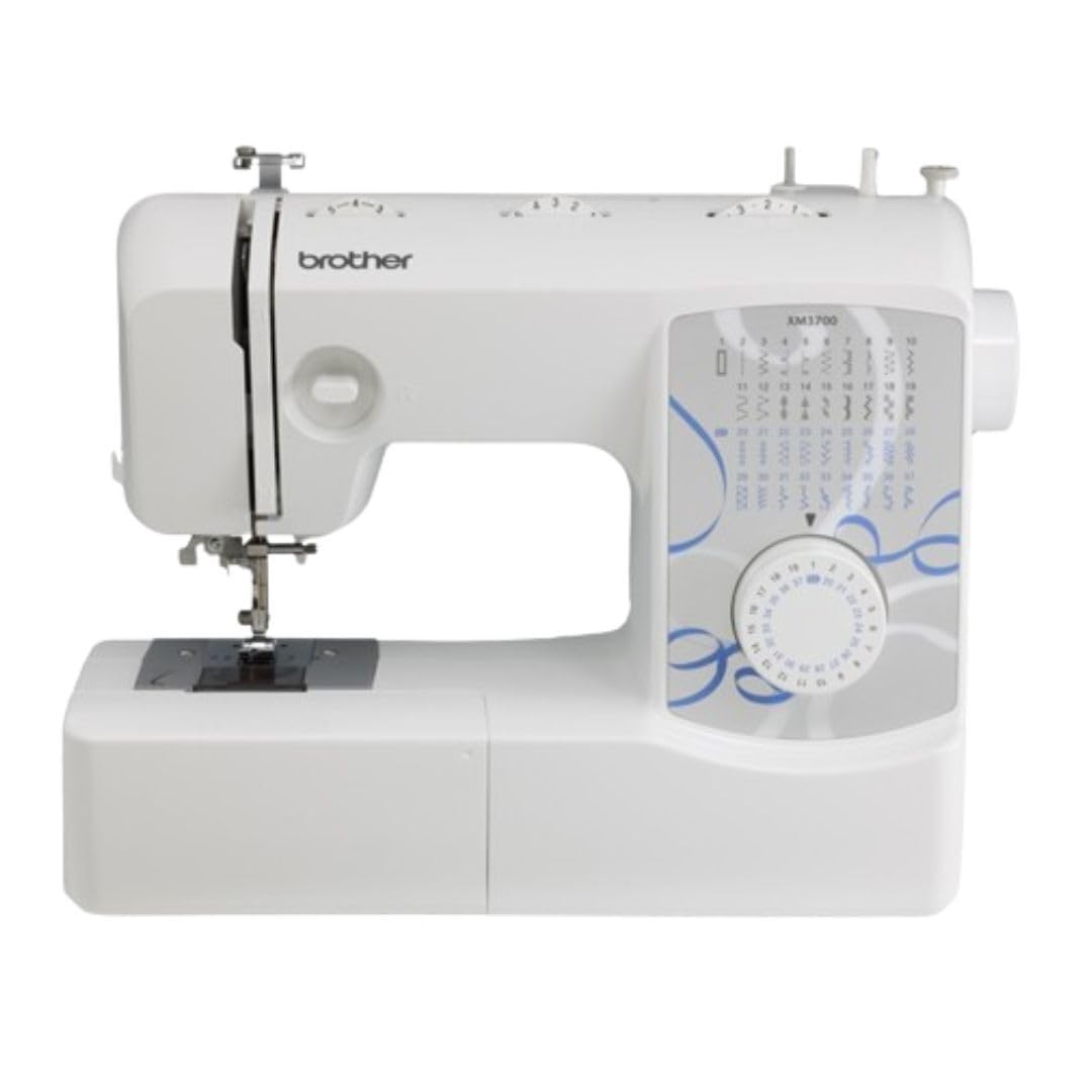 Brother XM3700 74-Stitch Free Arm Sewing Machine with Automatic Needle Threader & LED Light - Perfect for Quilting, Dressmaking & Home DIY Projects