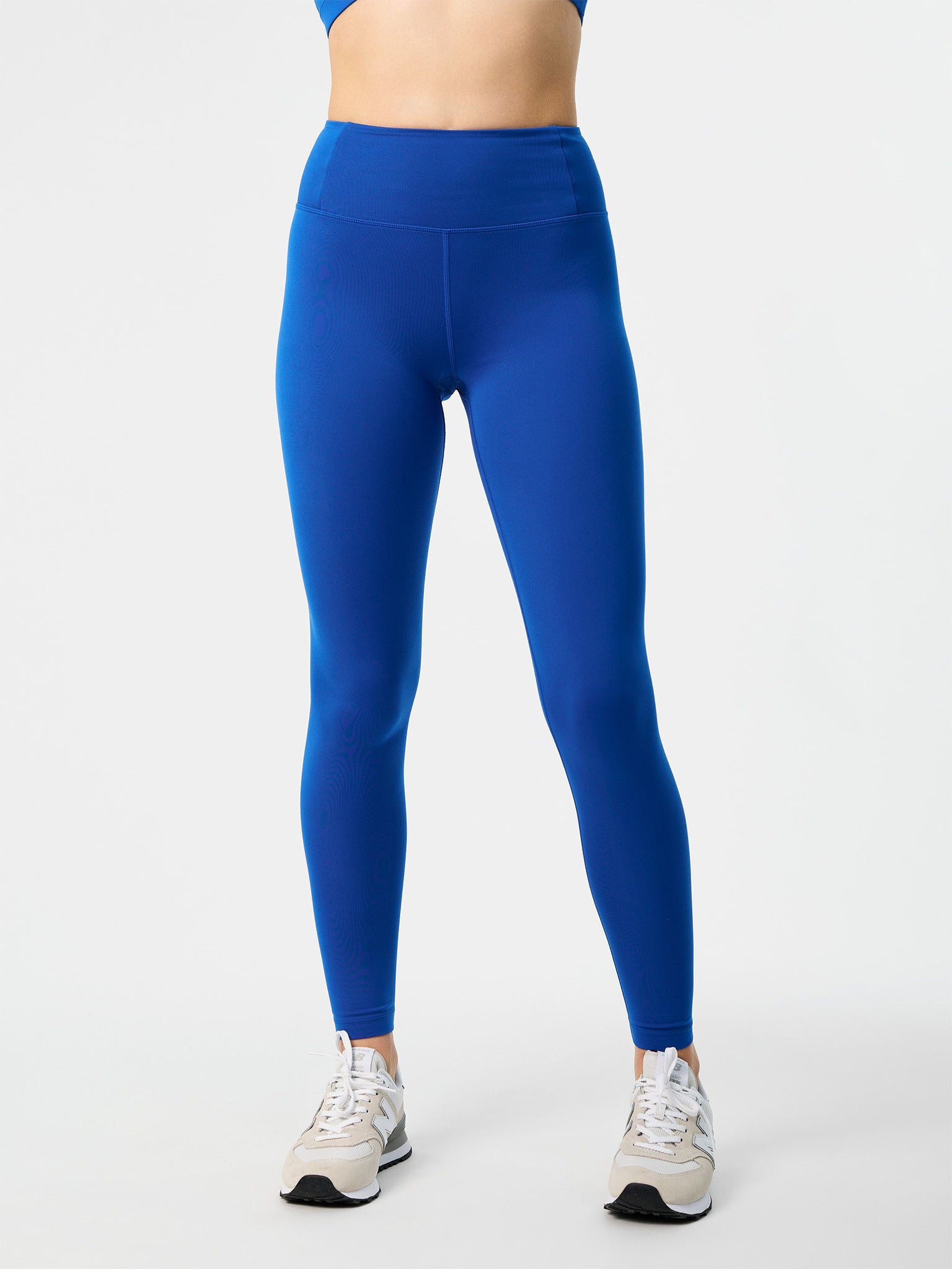 Girlfriend Collective Float High Rise 7/8 Leggings - Ultramarine Blue | Yoga, Running & Workout Leggings for Women | Perfect for Gym, Pilates & Lounge Wear