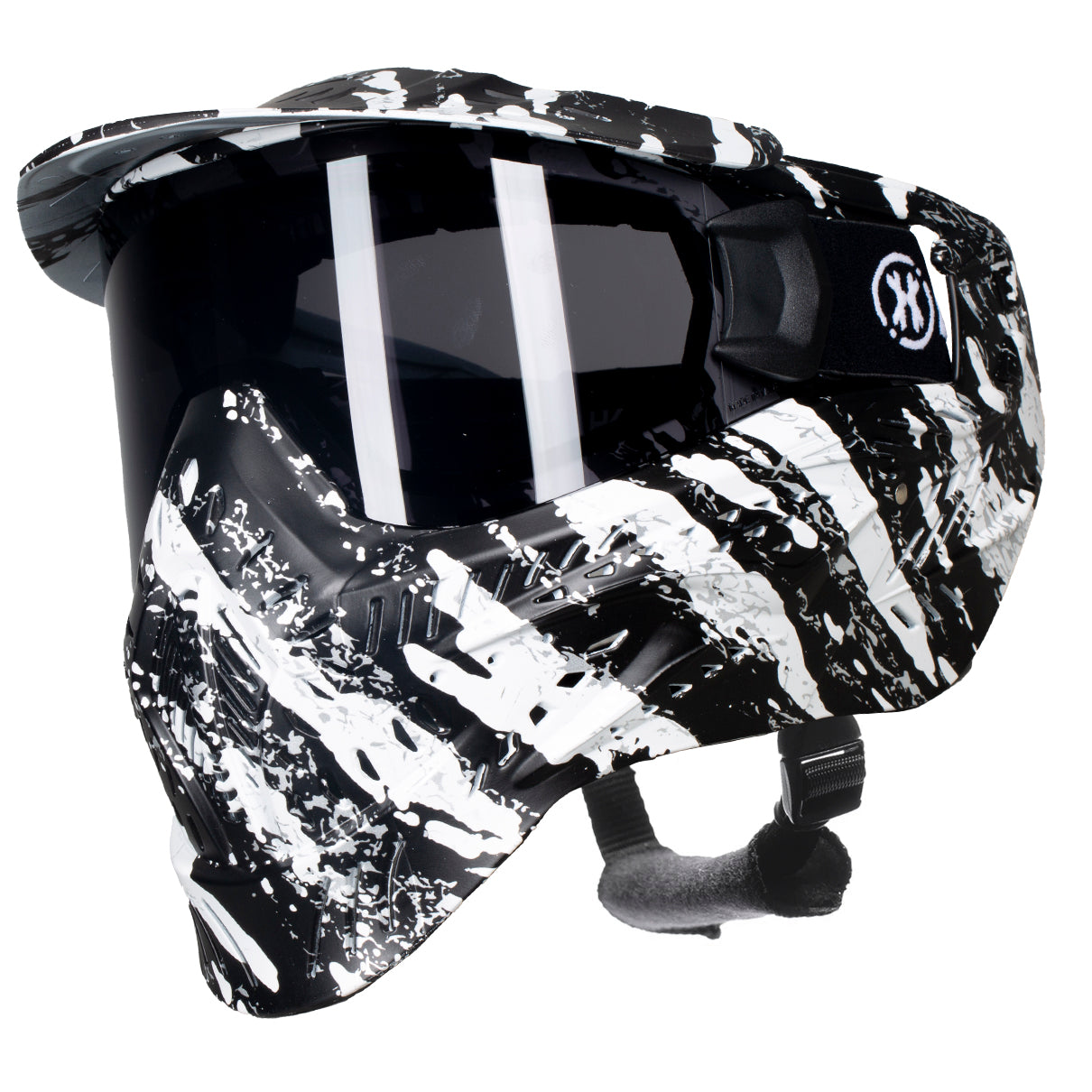 HSTL® Fracture Black/White Ski Snowboard Goggles - UV Protection, Anti-Fog Lens for Winter Sports & Outdoor Activities